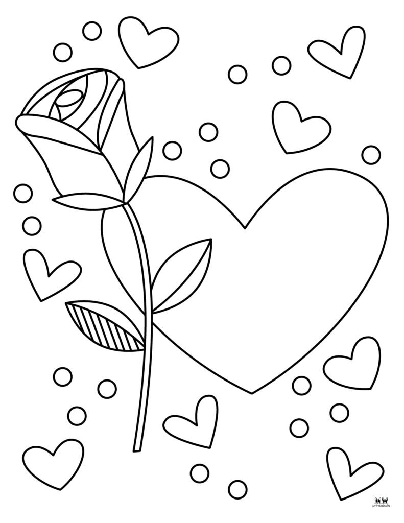 Heart Coloring Pages 25 FREE Pages Printabulls