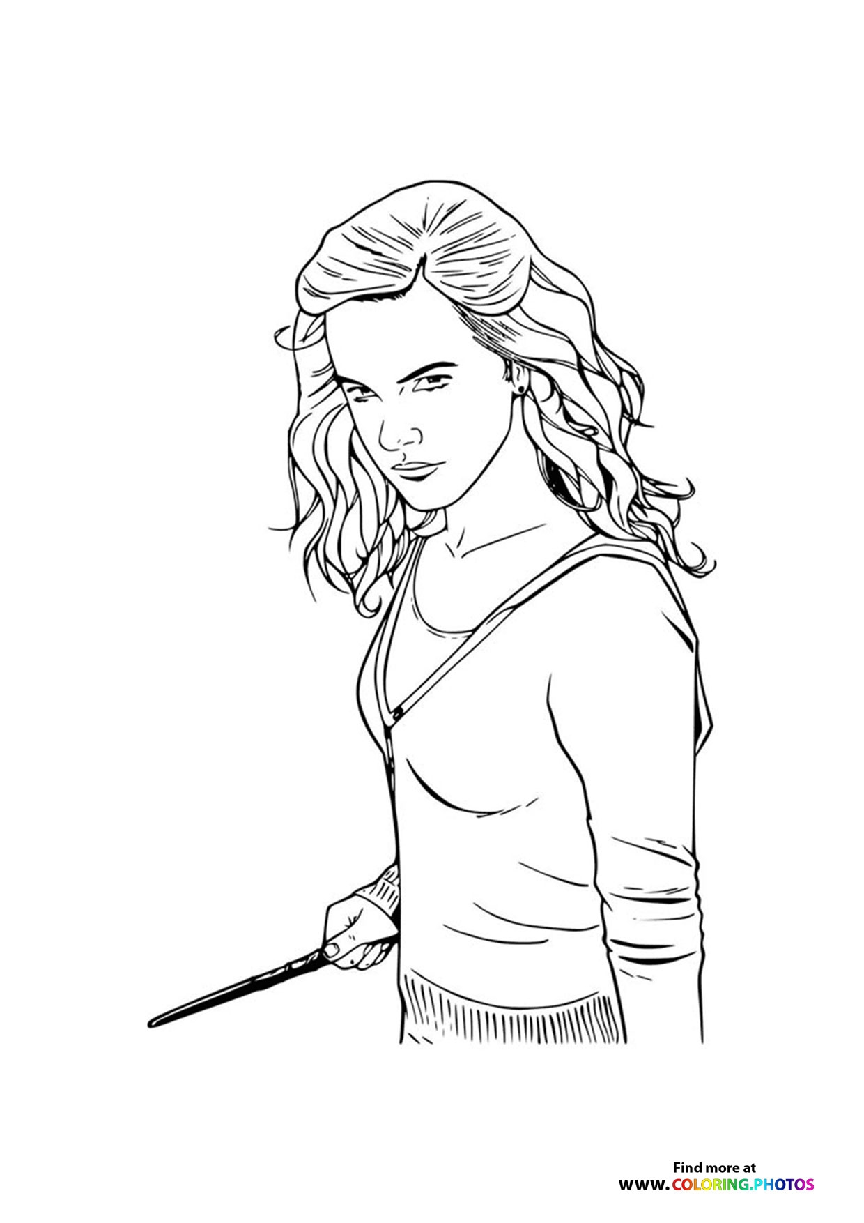 Hermione Granger Coloring Pages For Kids