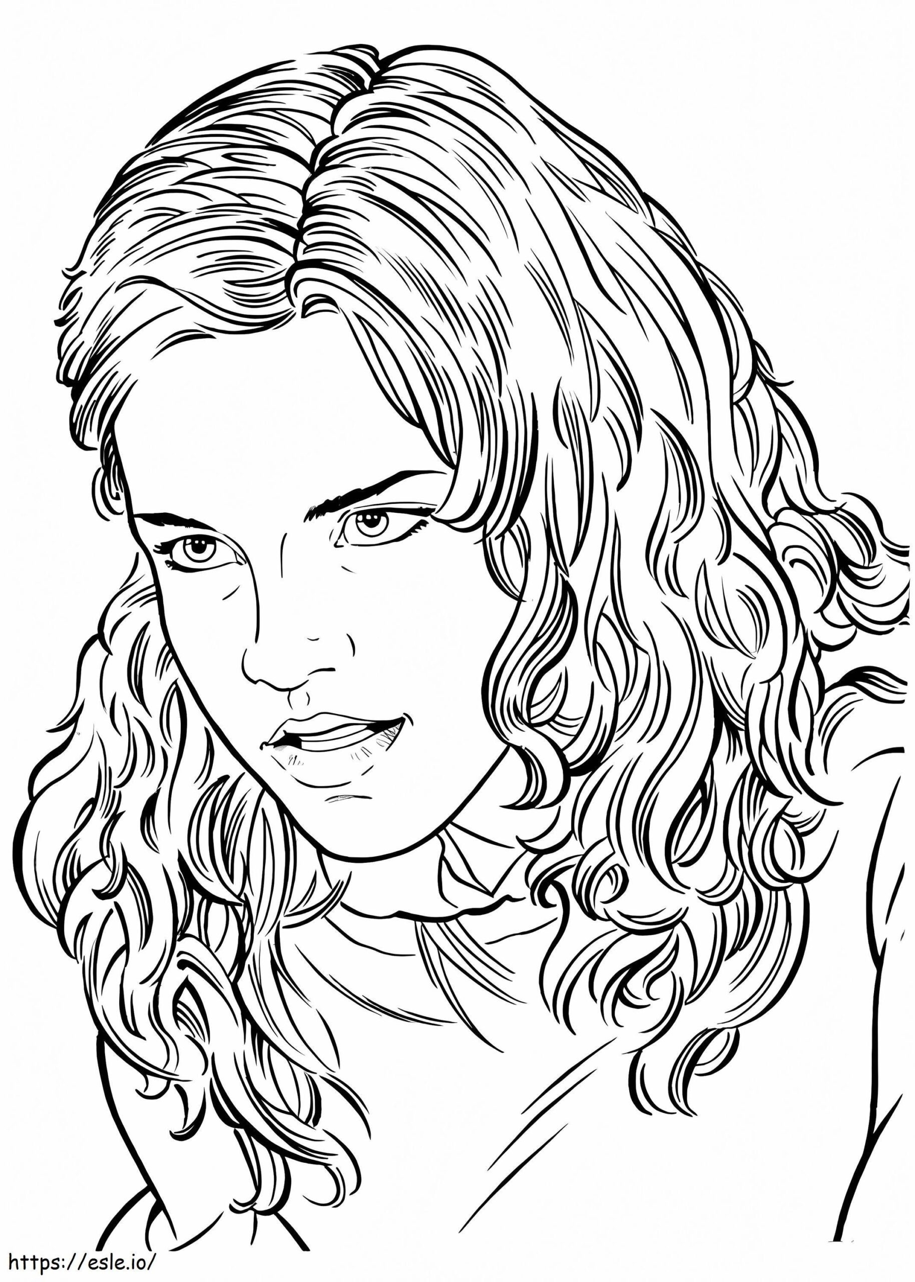 Hermione Granger Coloring Pages Printable