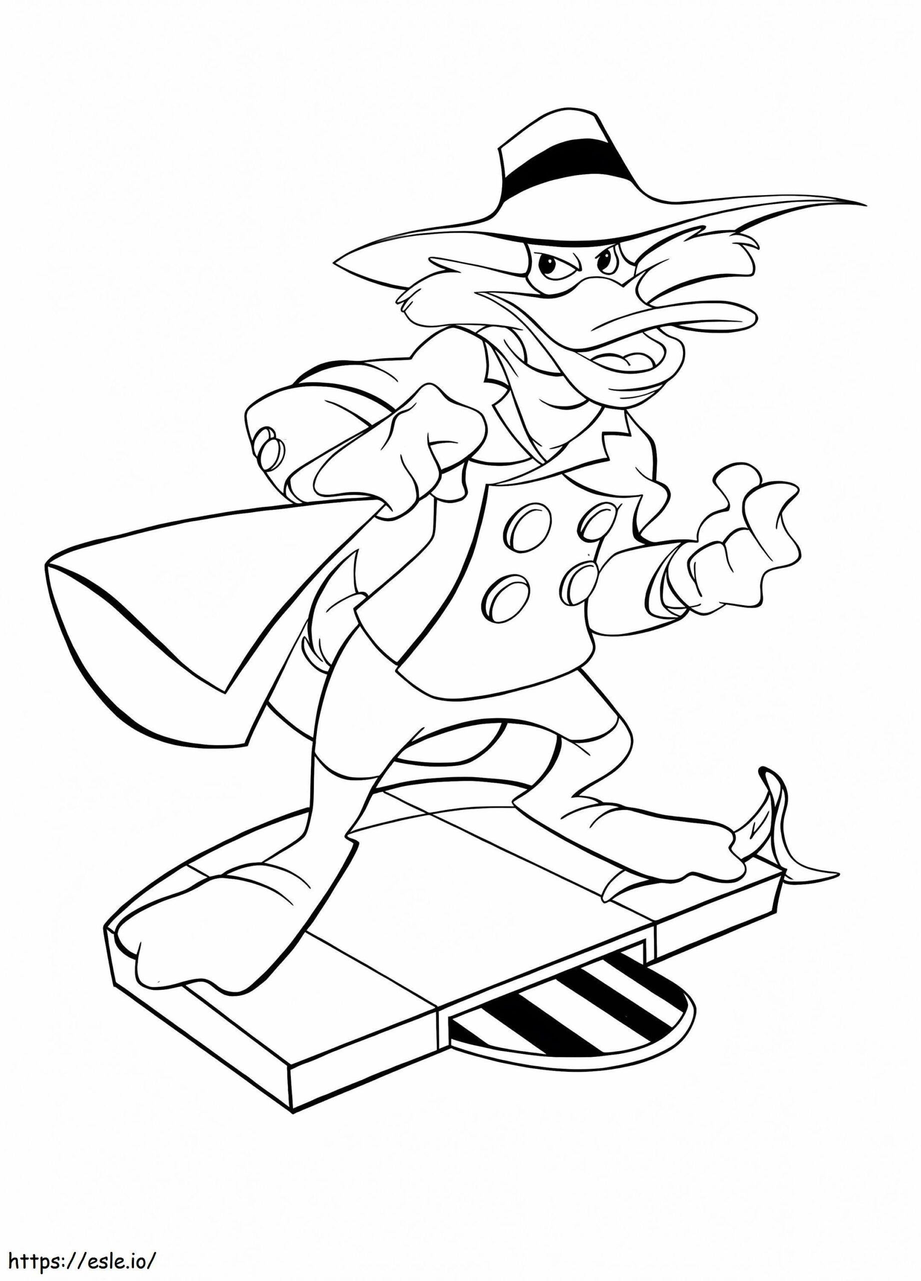 Hero Darkwing Duck Coloring Page