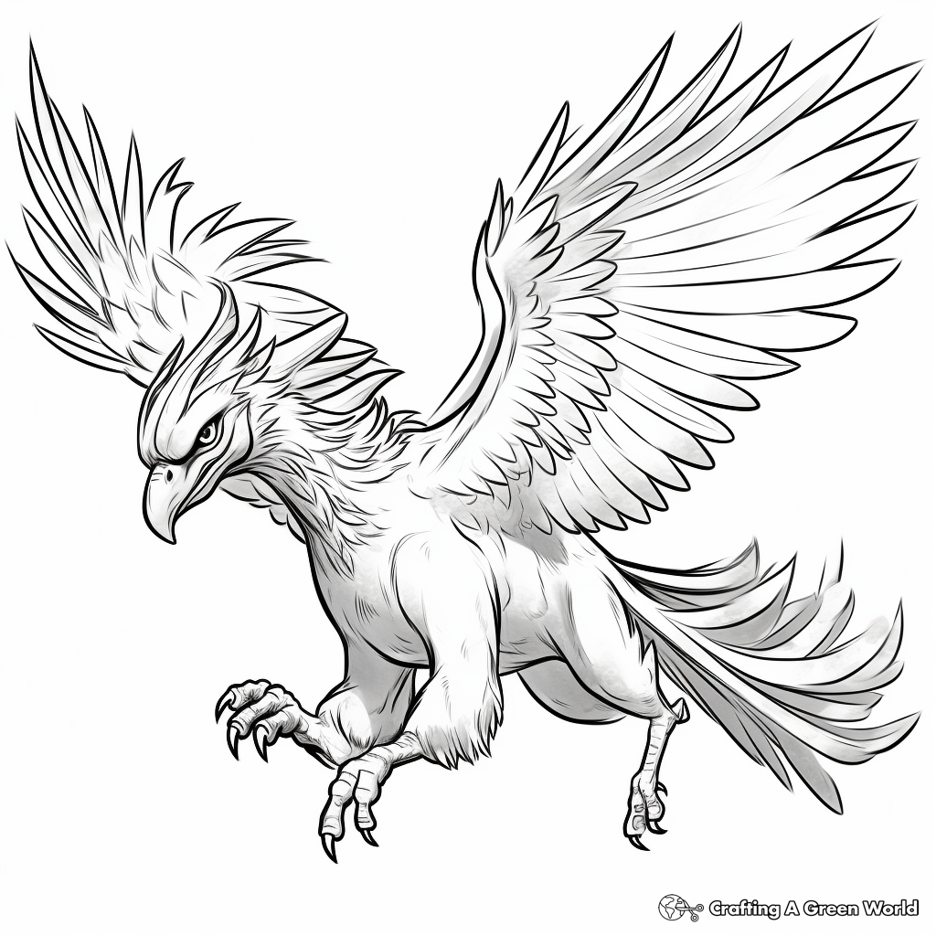 Easy Hippogriff Coloring And Free Printing