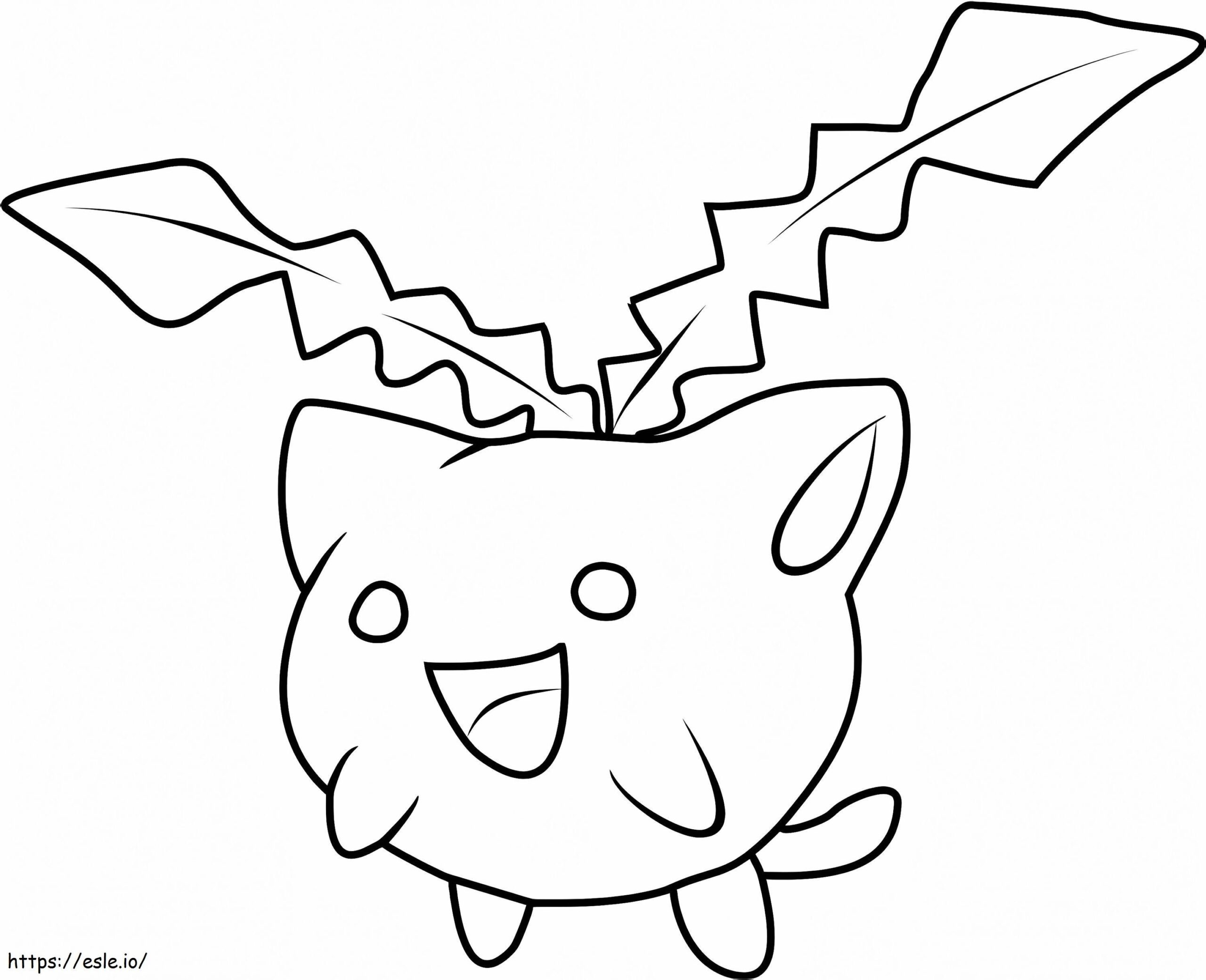 Hoppip Gen 2 Pokemon Coloring Page