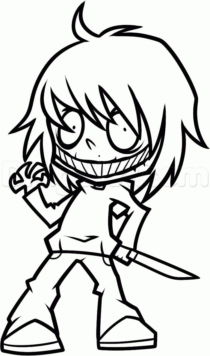 How To Draw Chibi Jeff The Killer Drawing Step By Step By Dawn