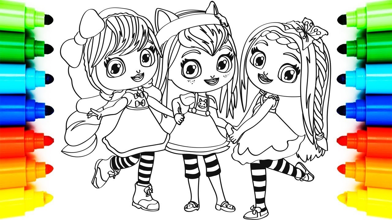 Little Charmers Coloring Pages Printable