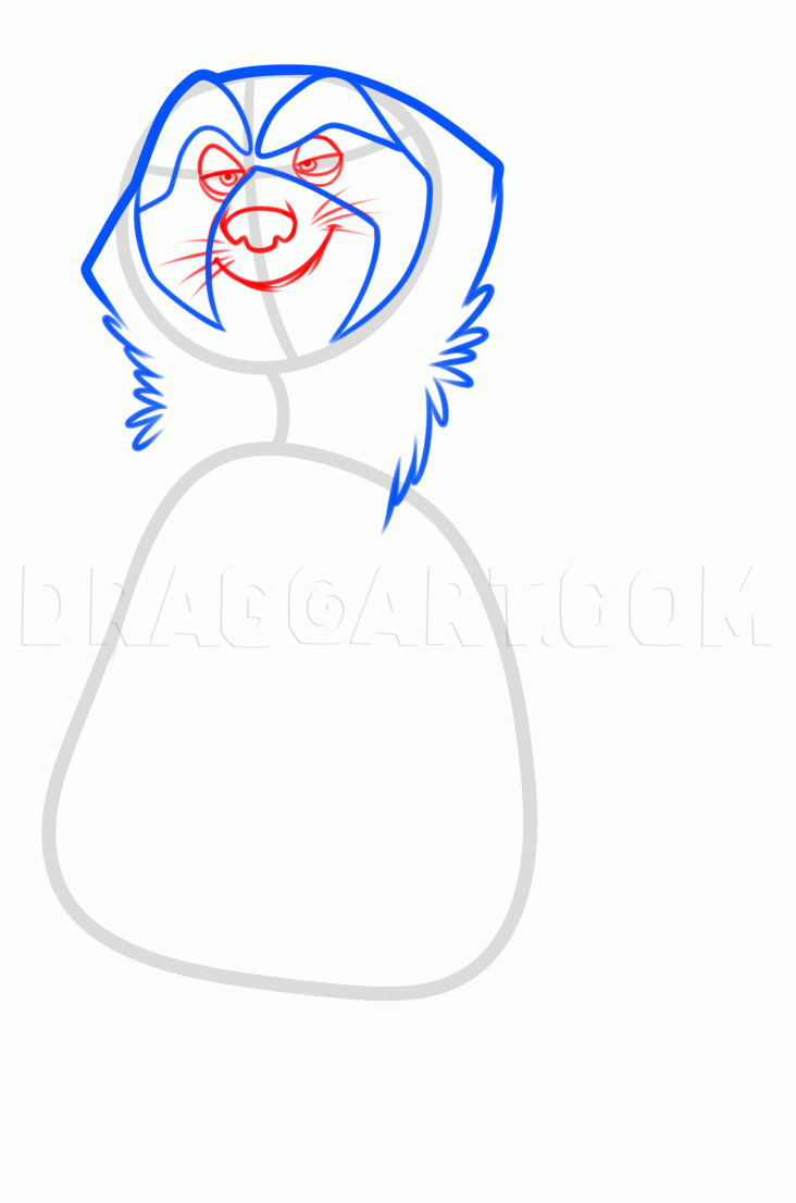 How To Draw Raccoon From The Nut Job Coloring Page Trace Drawing
