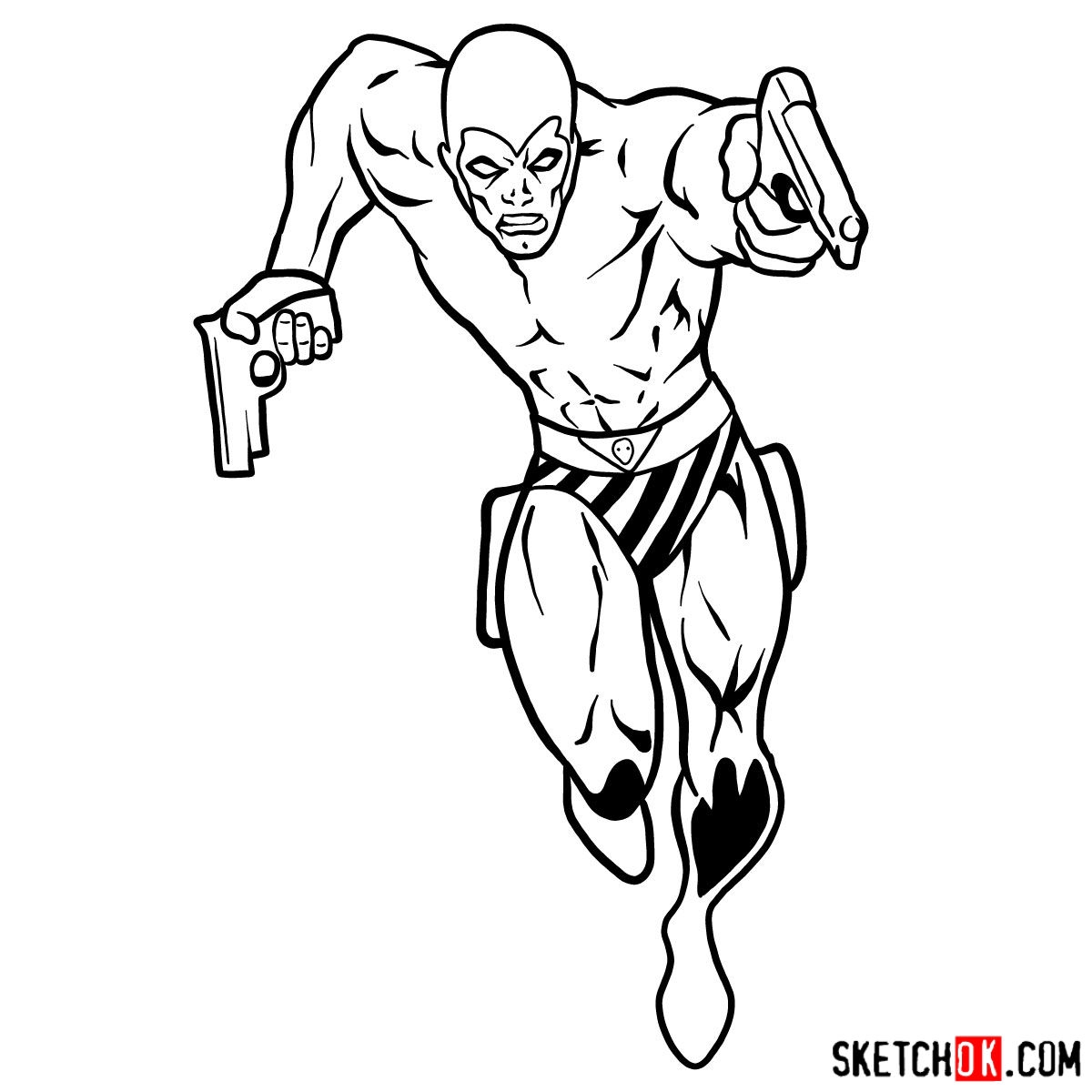 How To Draw The Phantom Bring The Ghost Who Walks Life On Paper