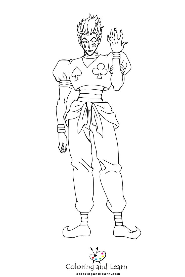 Hunter X Hunter Coloring Pages Coloringandlearn