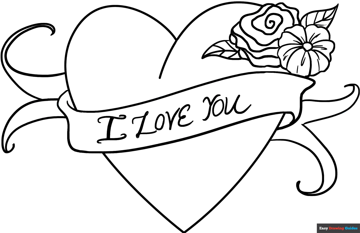 Love Coloring Pages Printable
