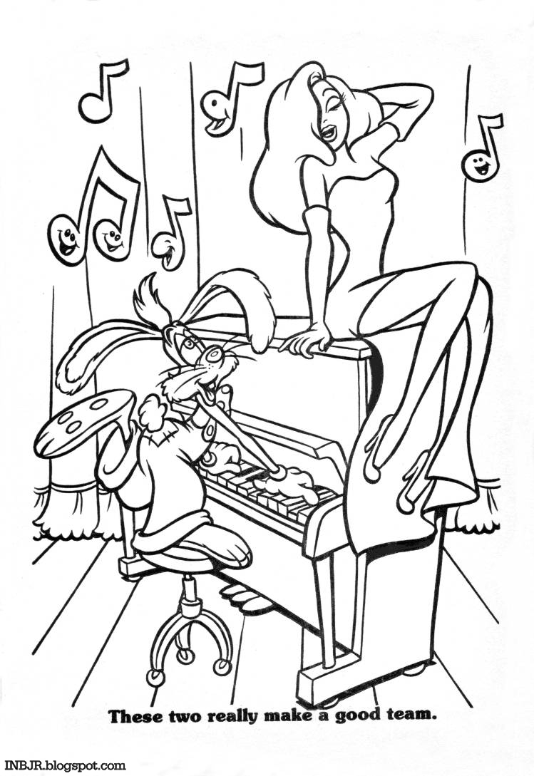 ImNotBad A Jessica Rabbit Site Coloring Book Jessica And Roger Rabbit