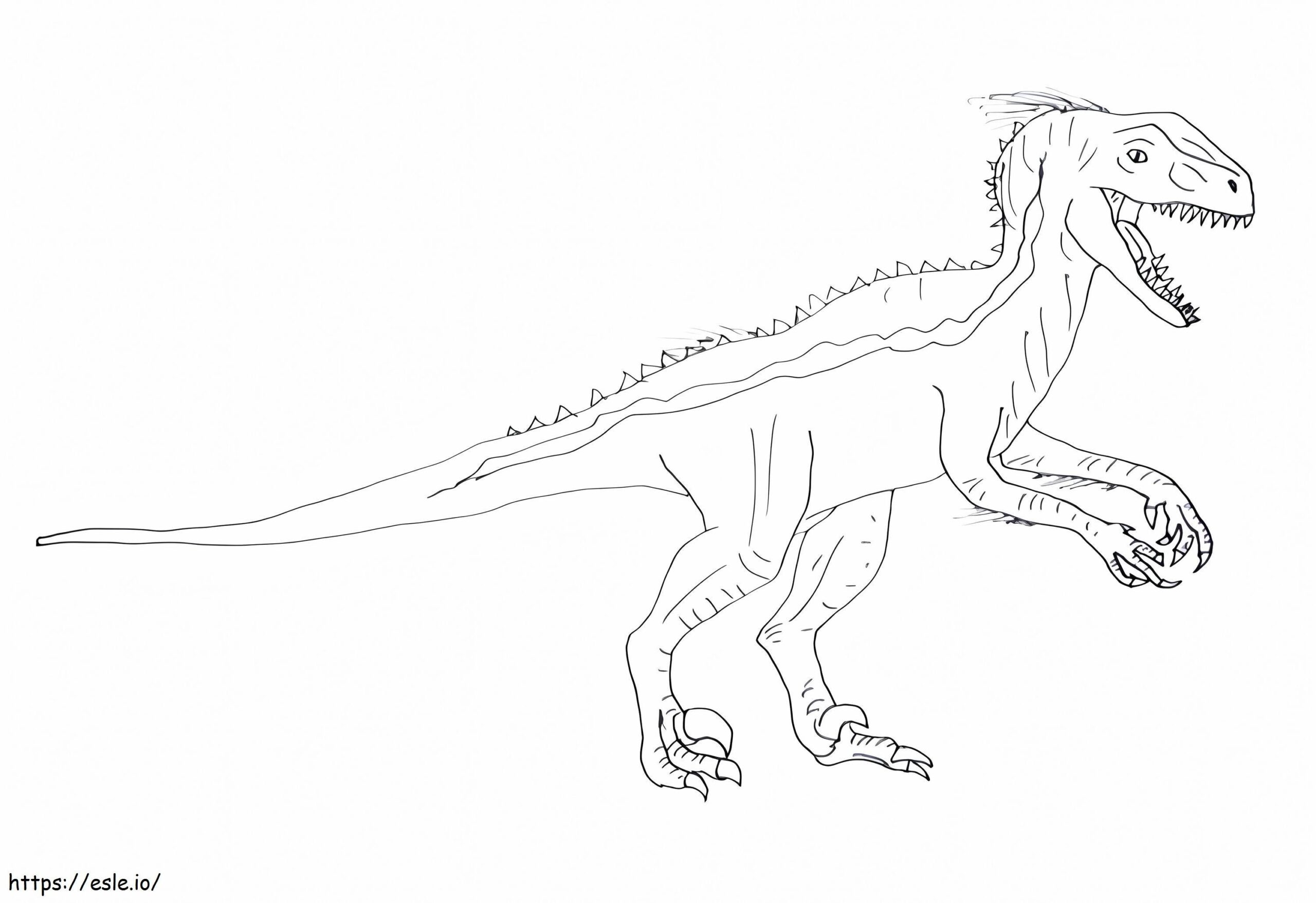 Indoraptor Coloring Pages Printable