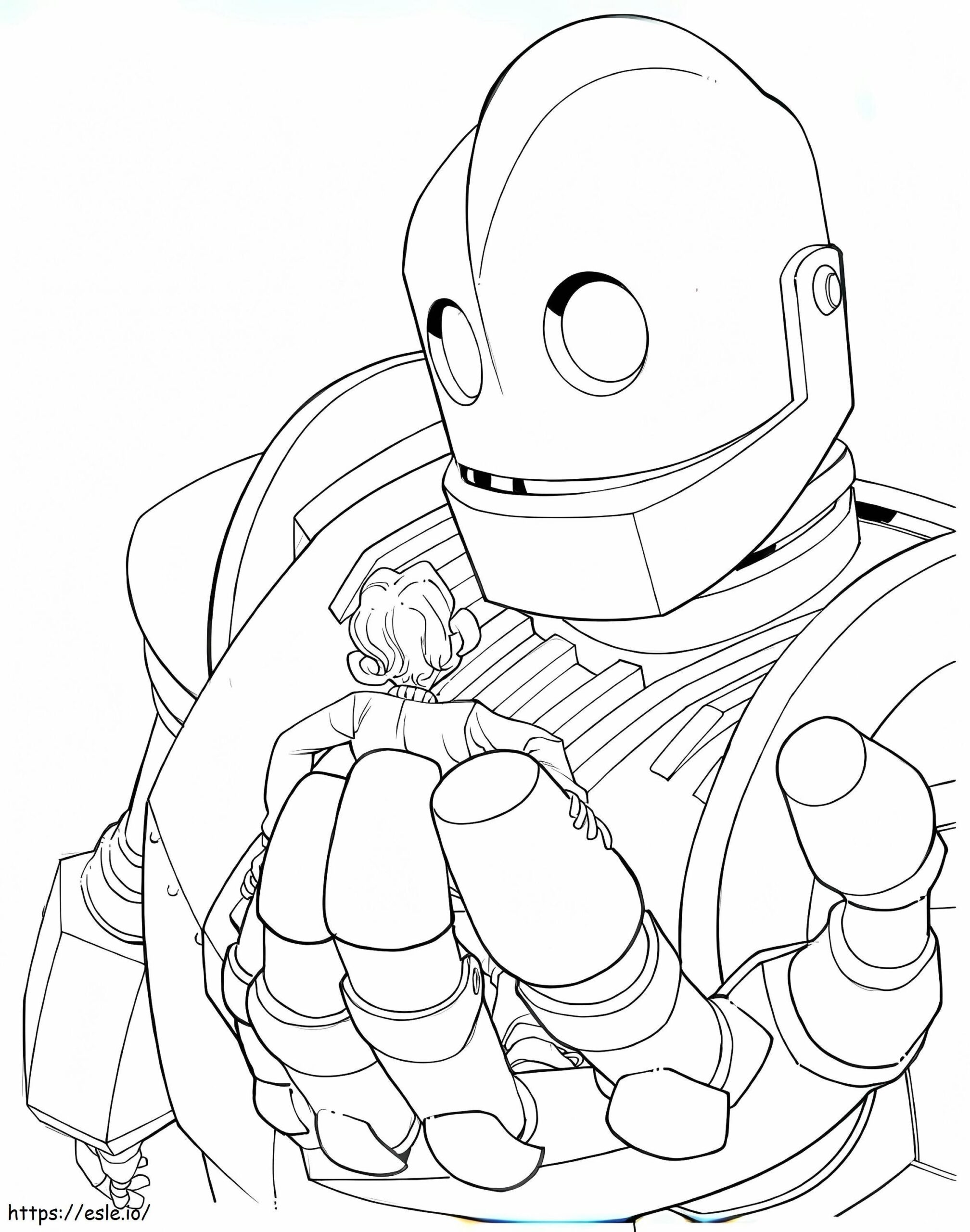 Iron Giant 4 Coloring Page