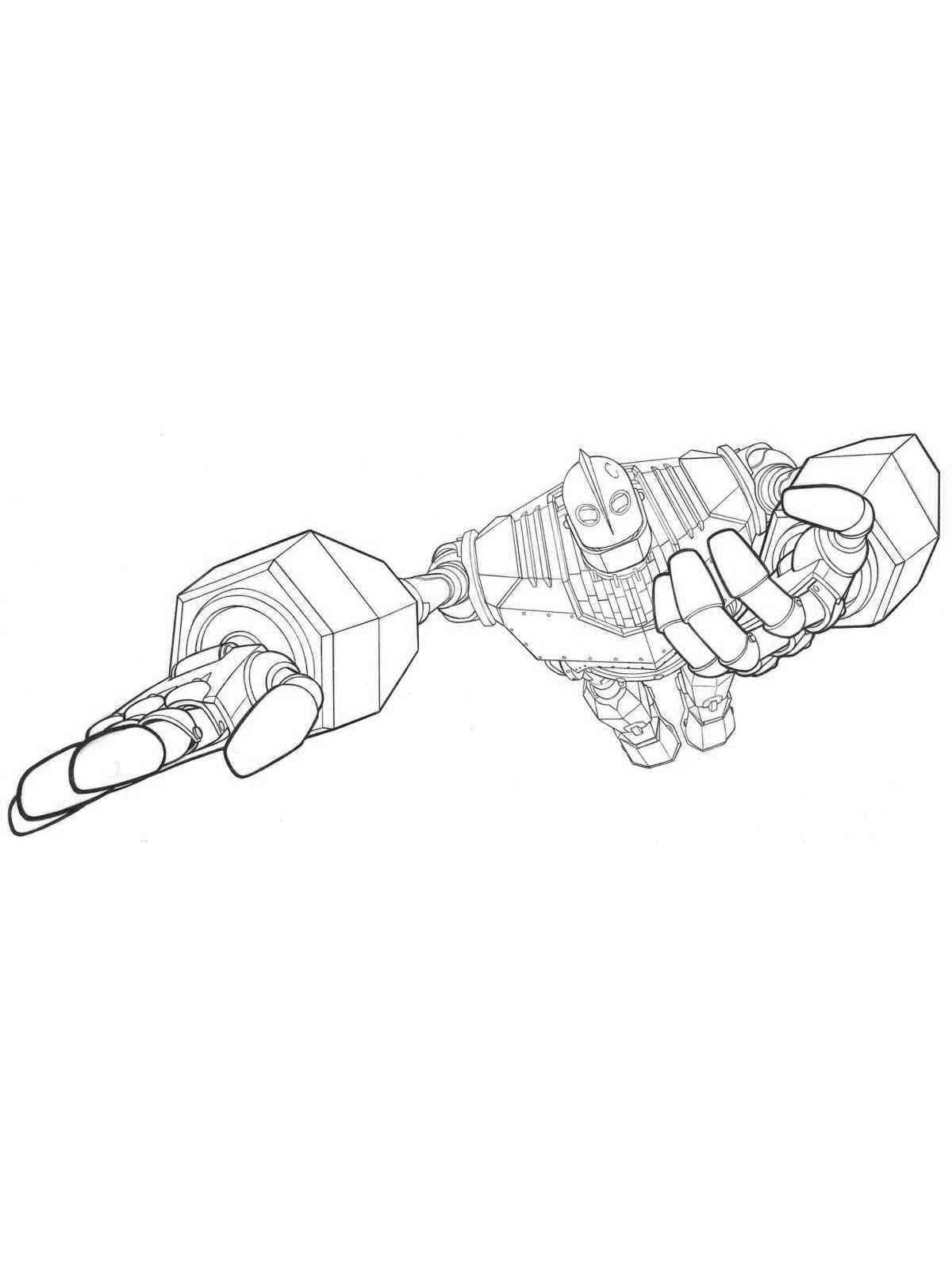 Flying Iron Giant Coloring Pages Printable