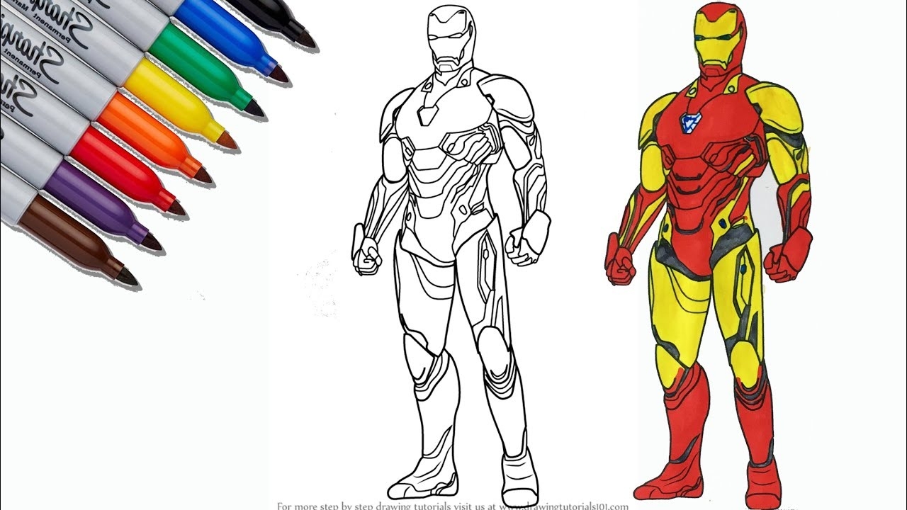 Iron Man Coloring Pages For Superhero