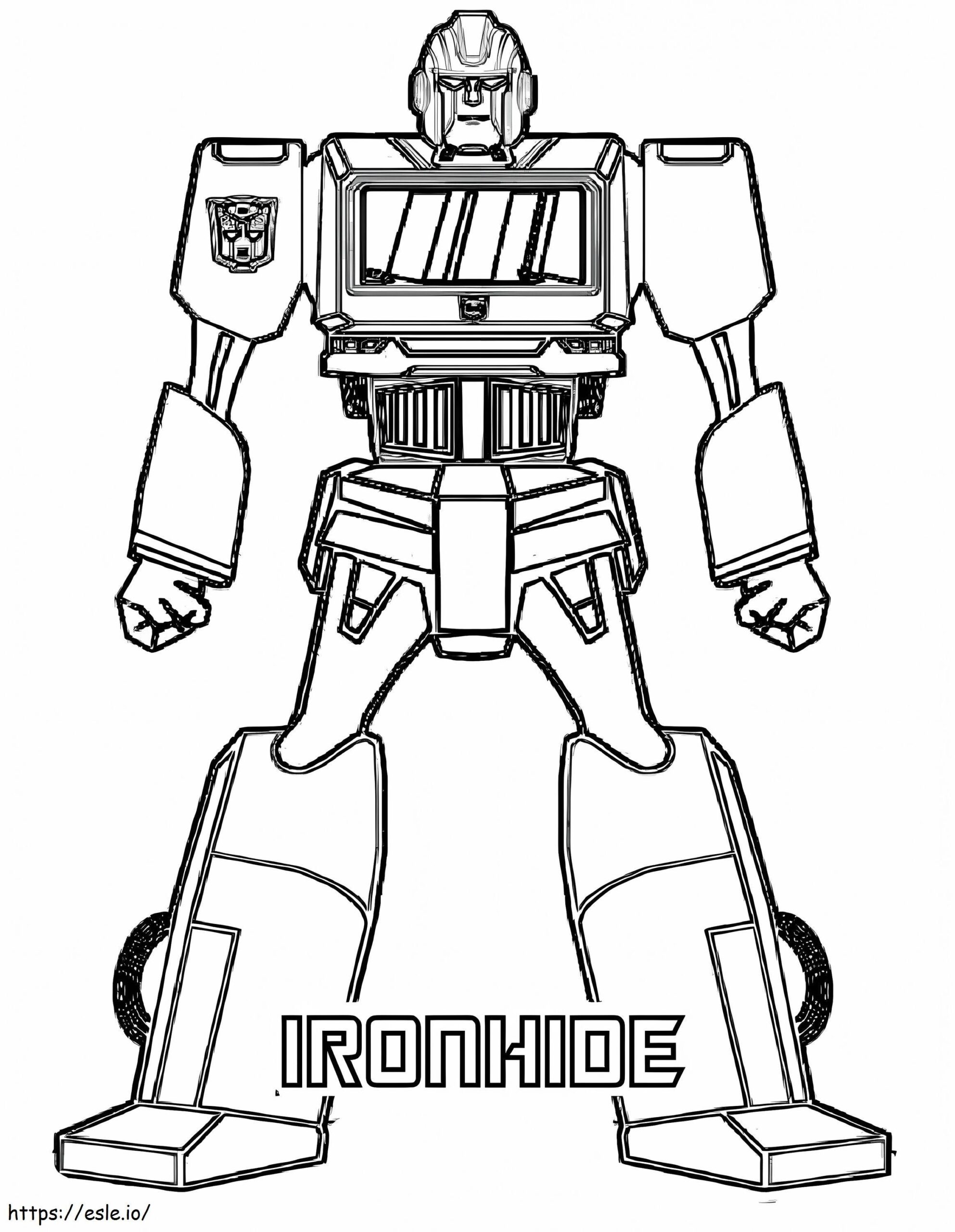 Ironhide Coloring Page