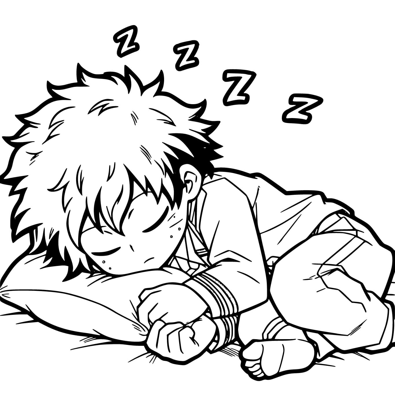 Izuku Midoriya Deku Coloring Pages ColoringLib