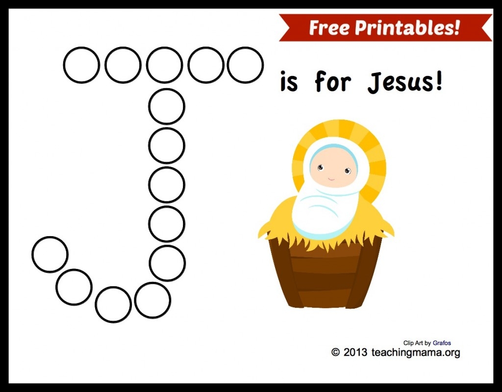 J Is For Jesus Coloring Page
