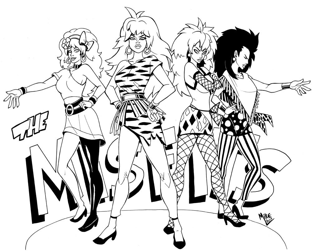 Jem And The Holograms Coloring Pages