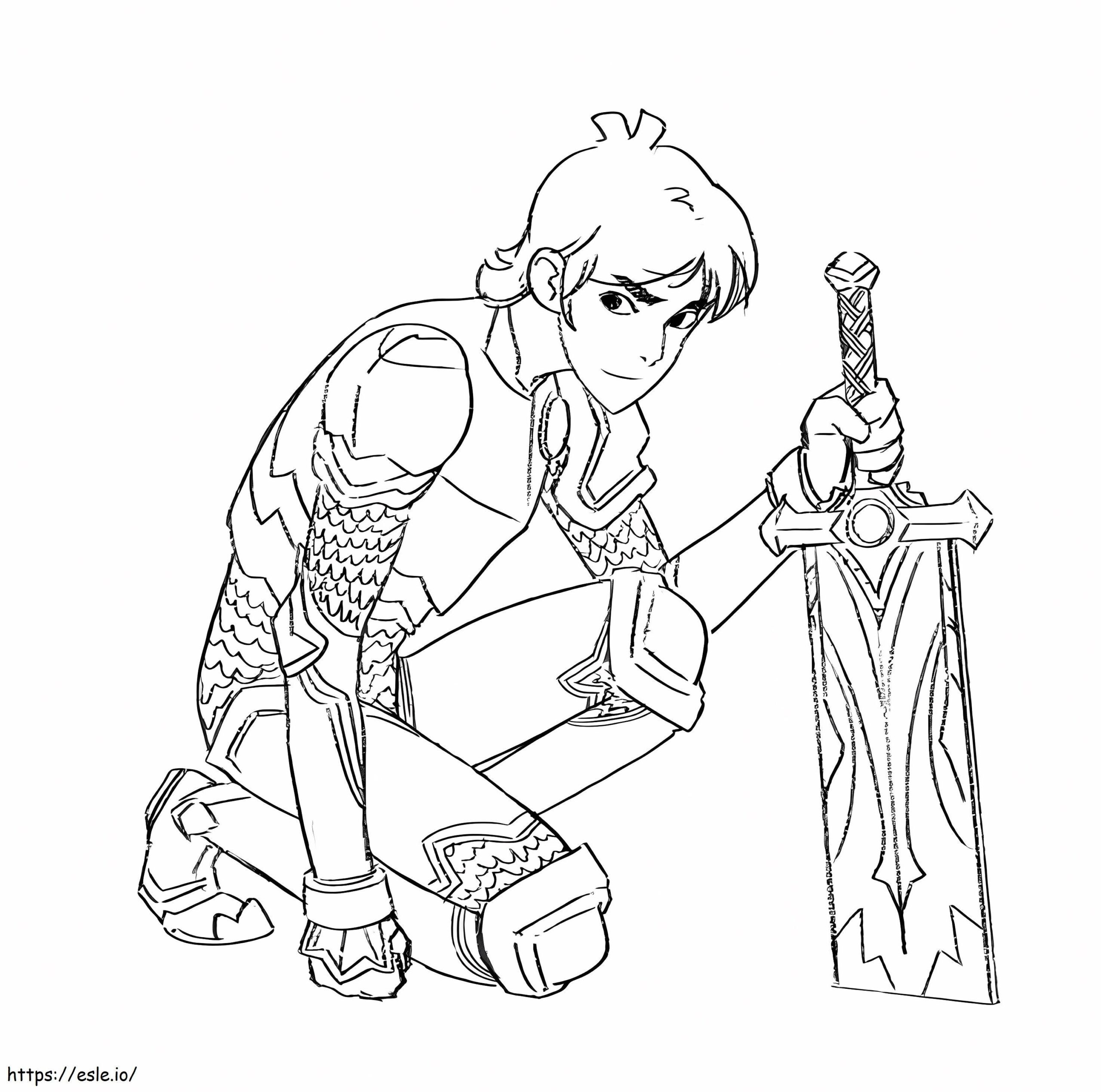 Jim Lake Jr Trollhunters Coloring Page