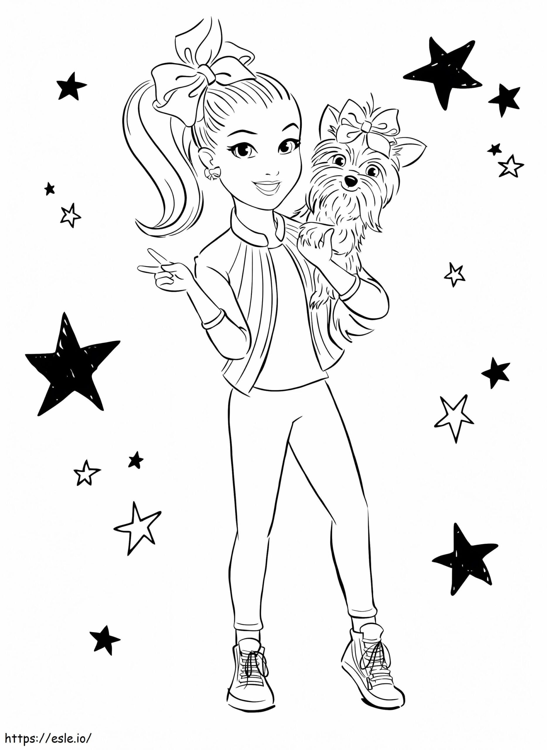 Jojo Siwa 1 Coloring Page