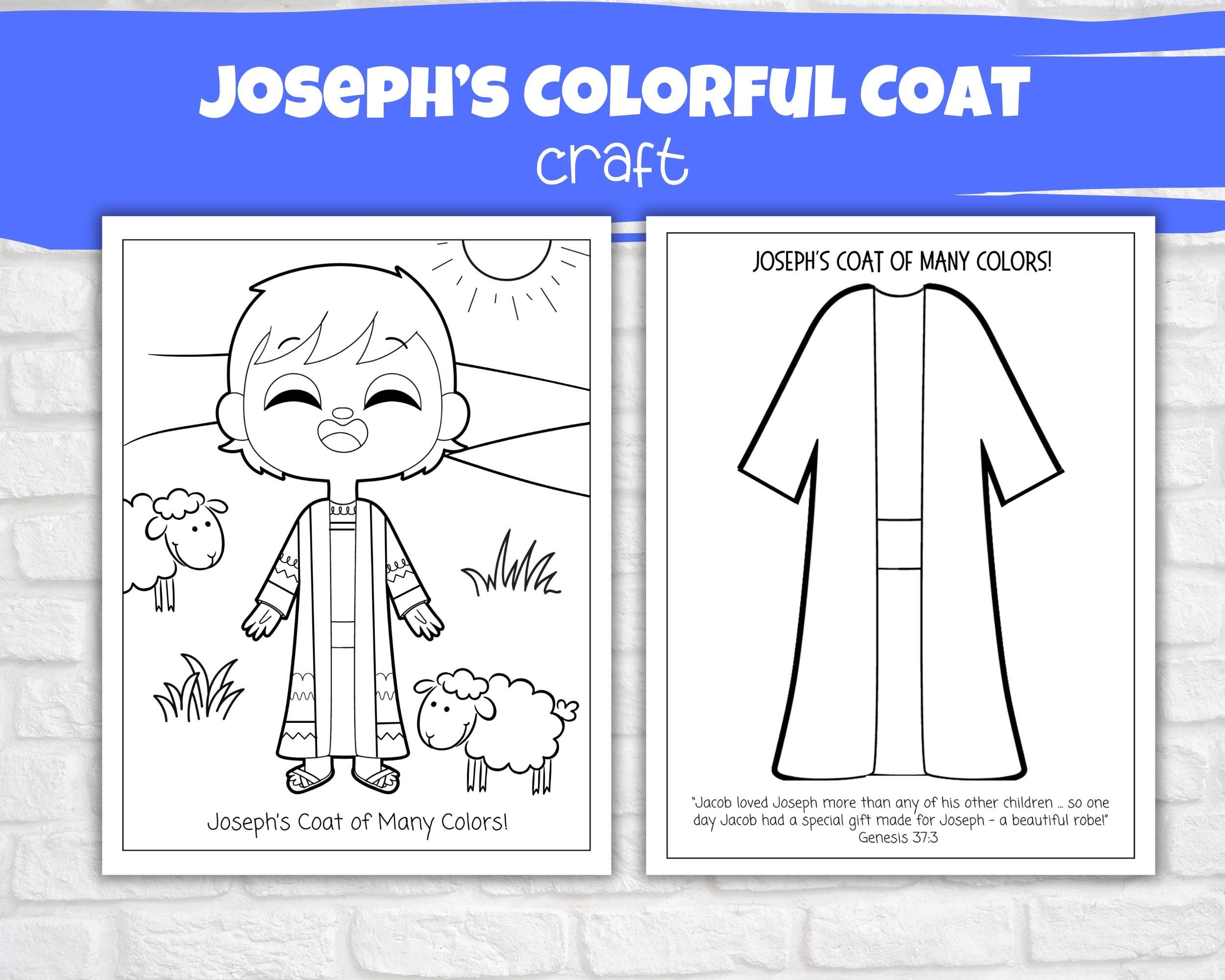 Joseph Coat Of Many Colors Printable