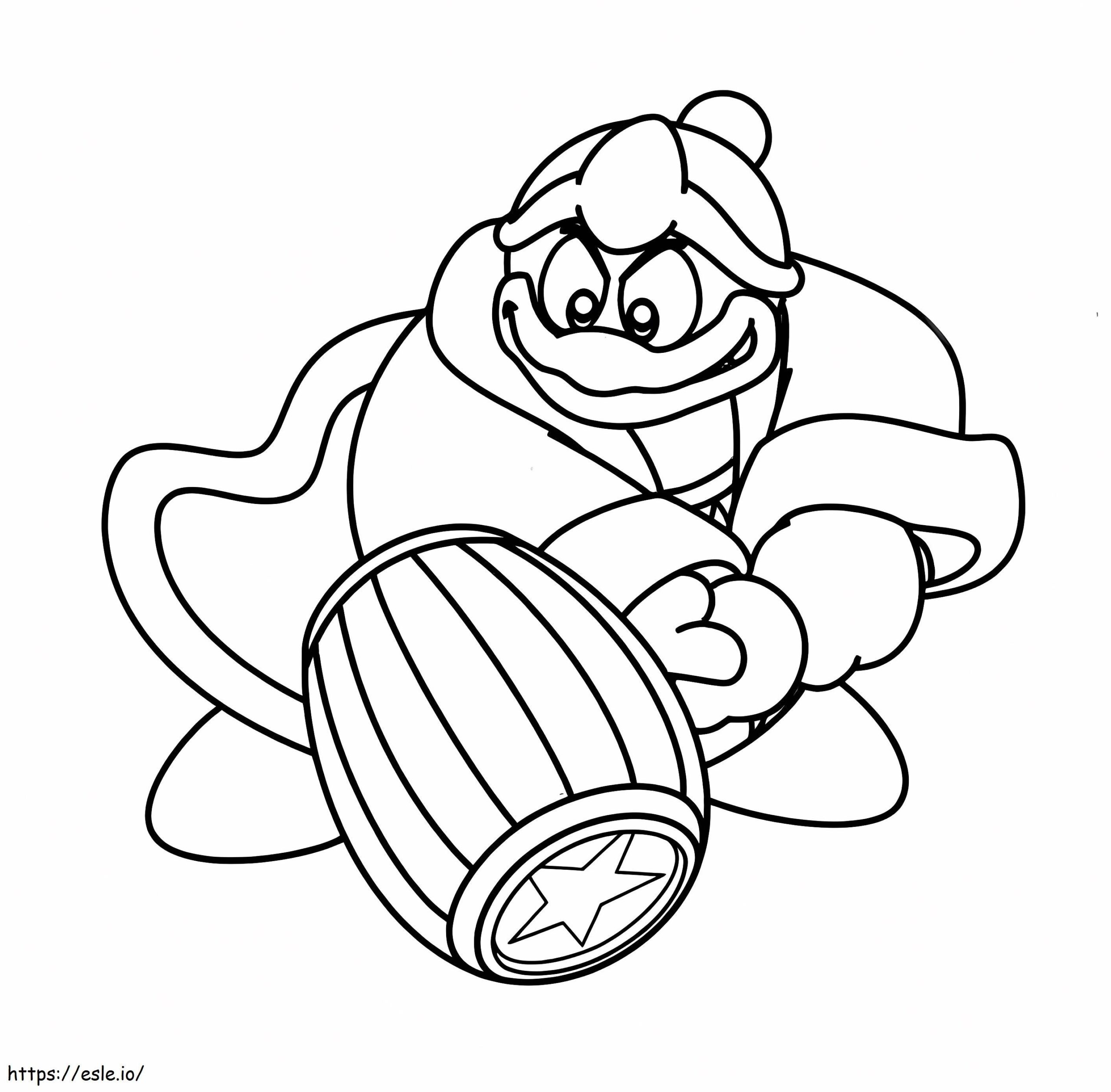 King Dedede 1 Coloring Page
