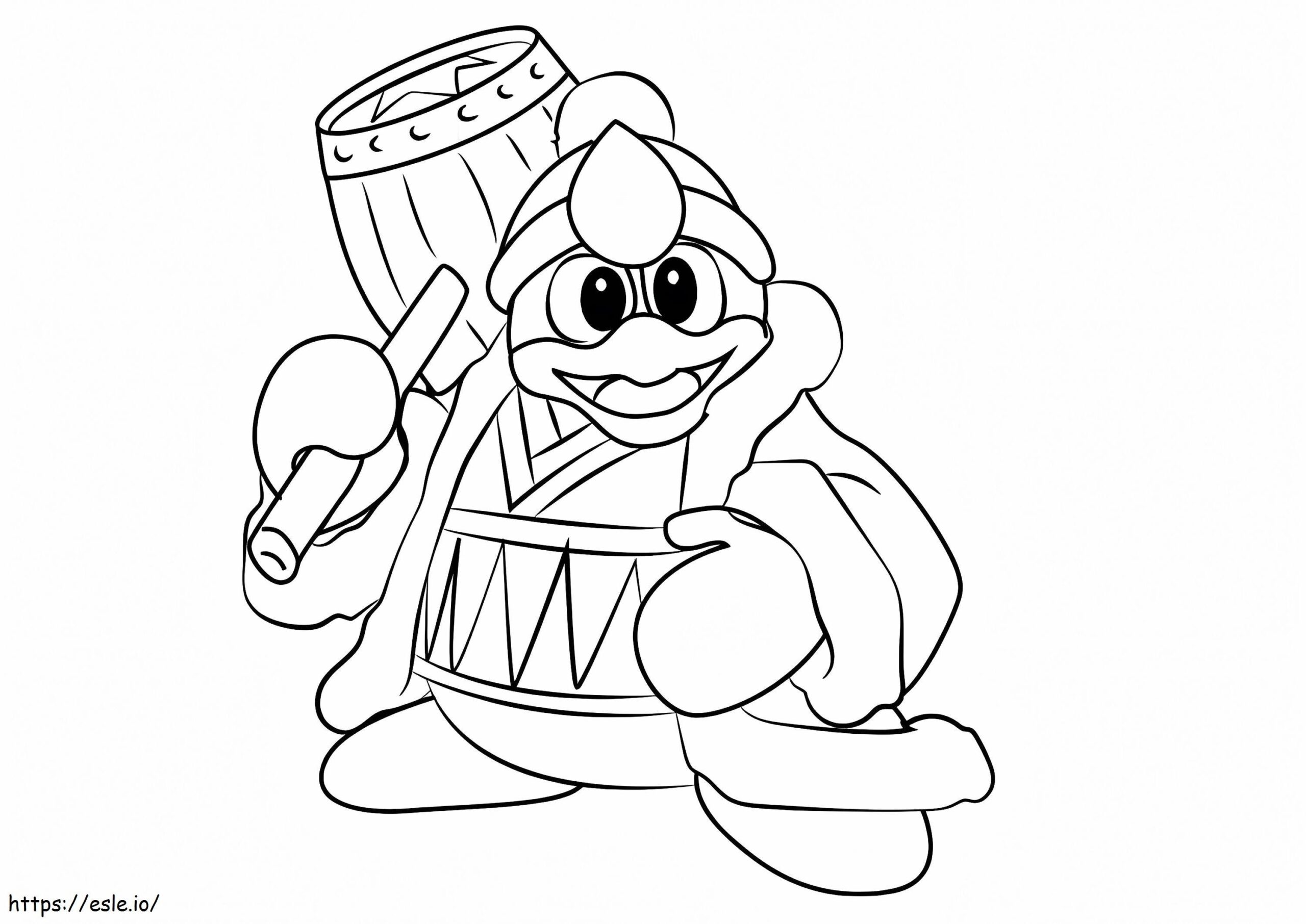 King Dedede 2 Coloring Page