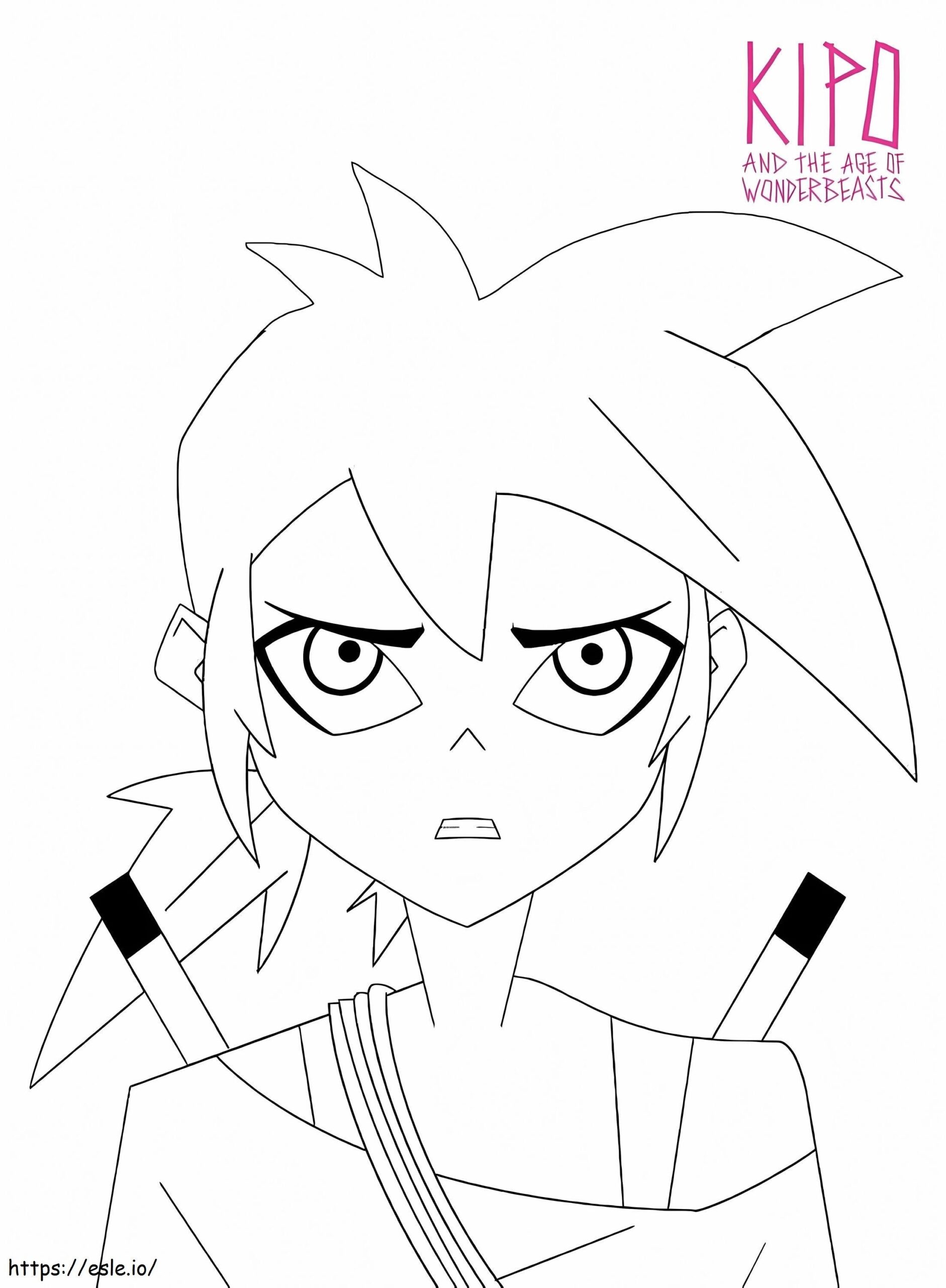 Kipo From Kipo And The Age Of Wonderbeasts Coloring Page