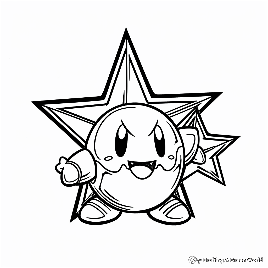 Kirby Coloring Pages Free Printable 