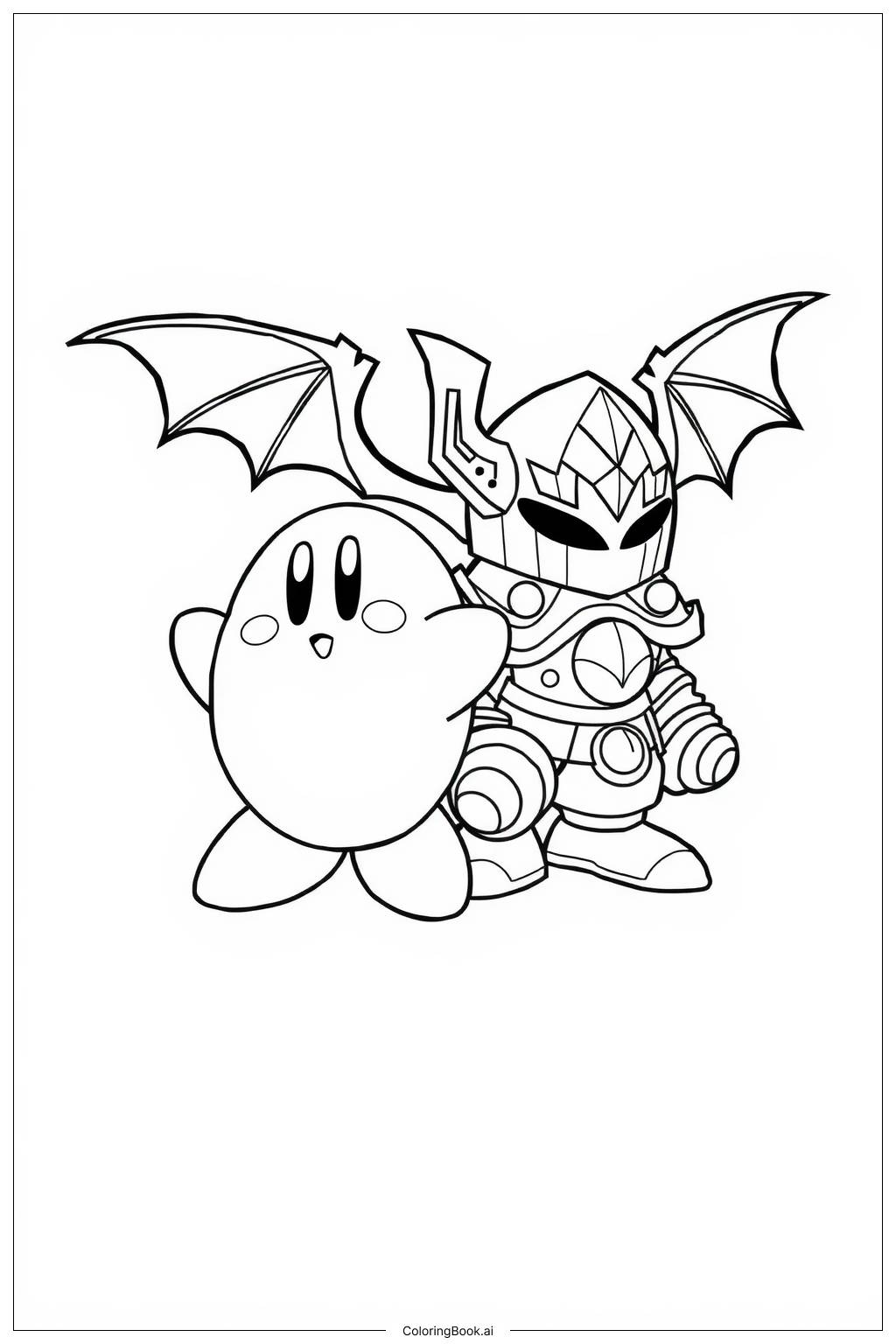 Meta Knight Coloring Pages Printable