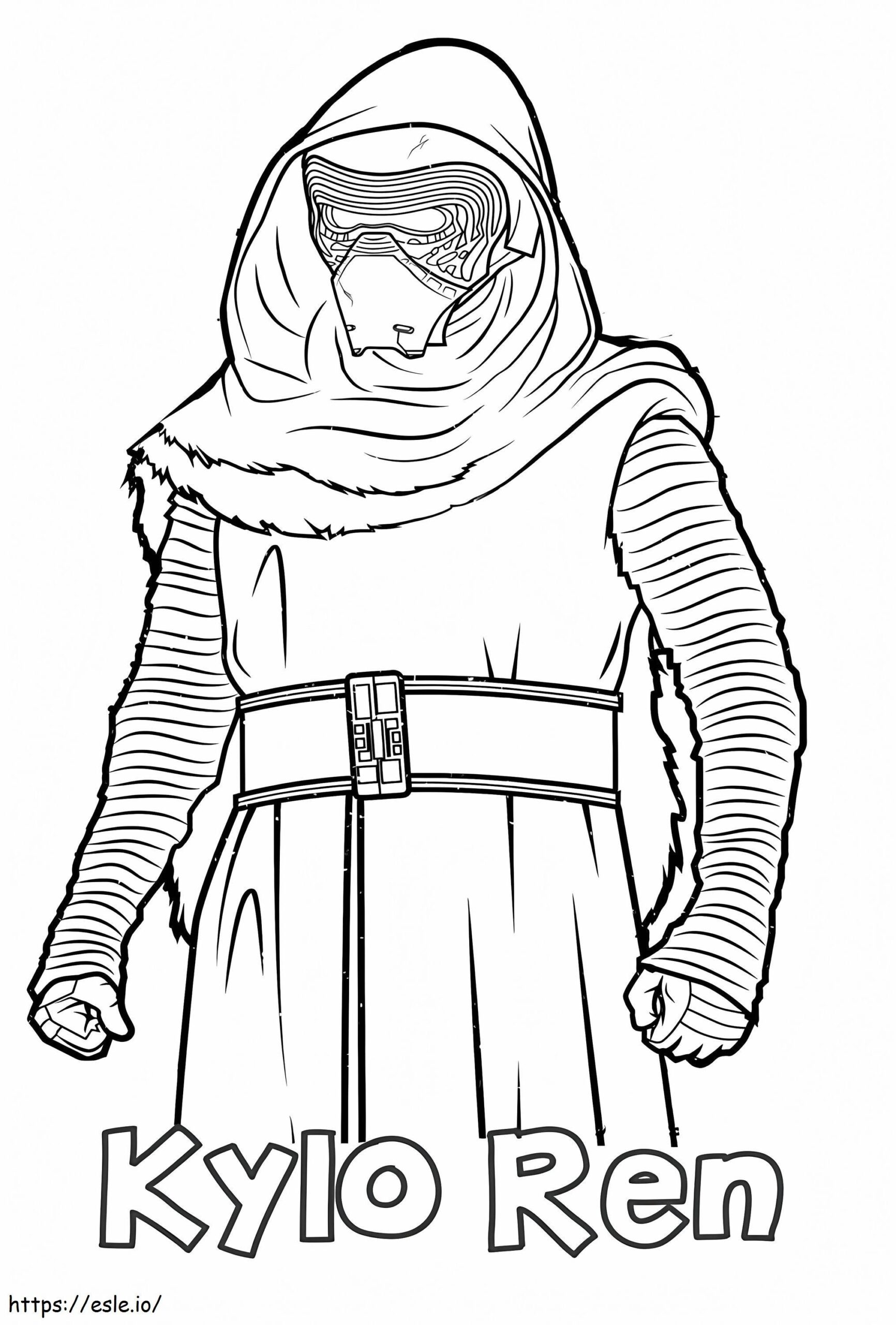 Kylo Ren Coloring Pages Printable