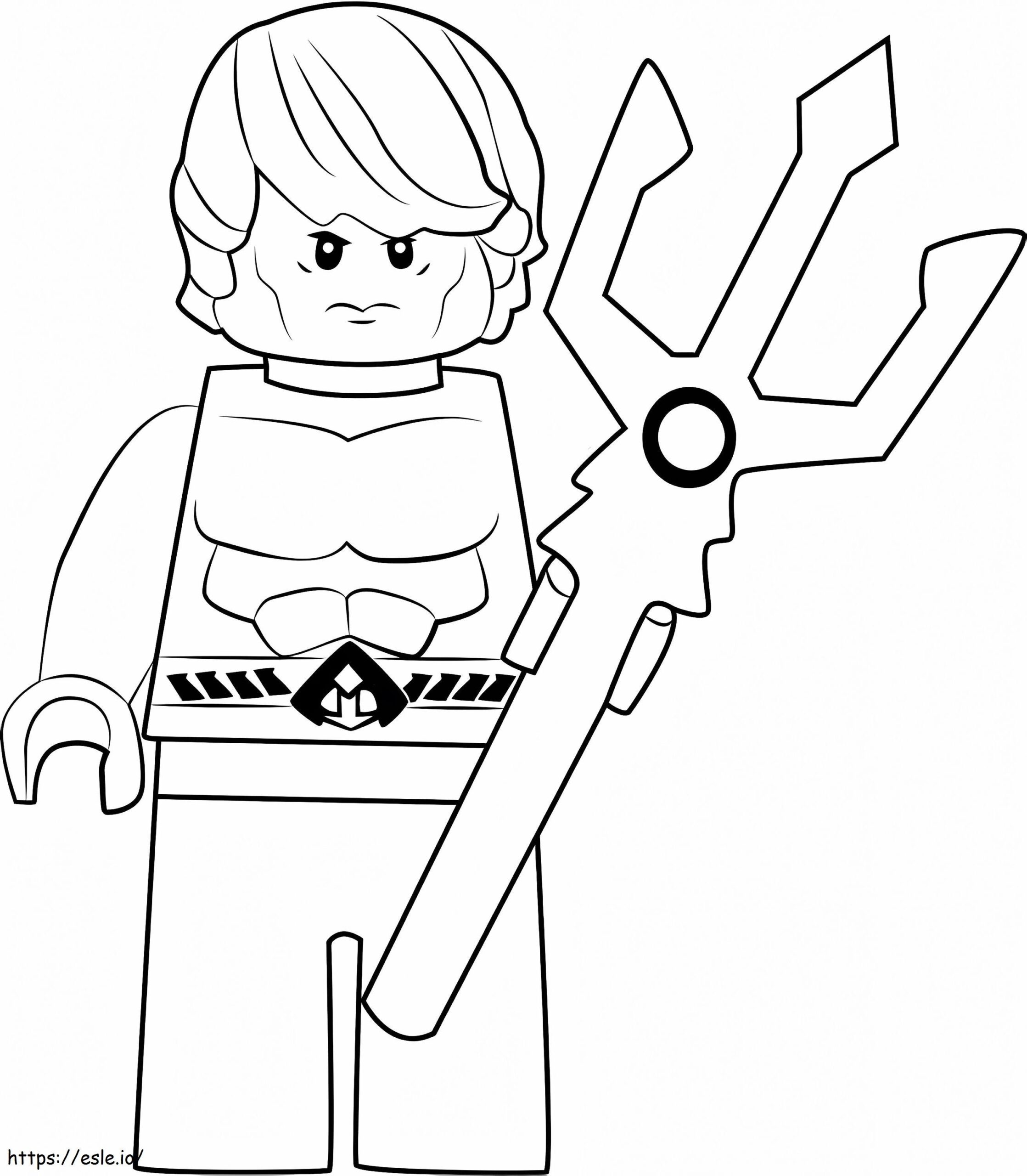 Lego Thor Attack Coloring Page Printable