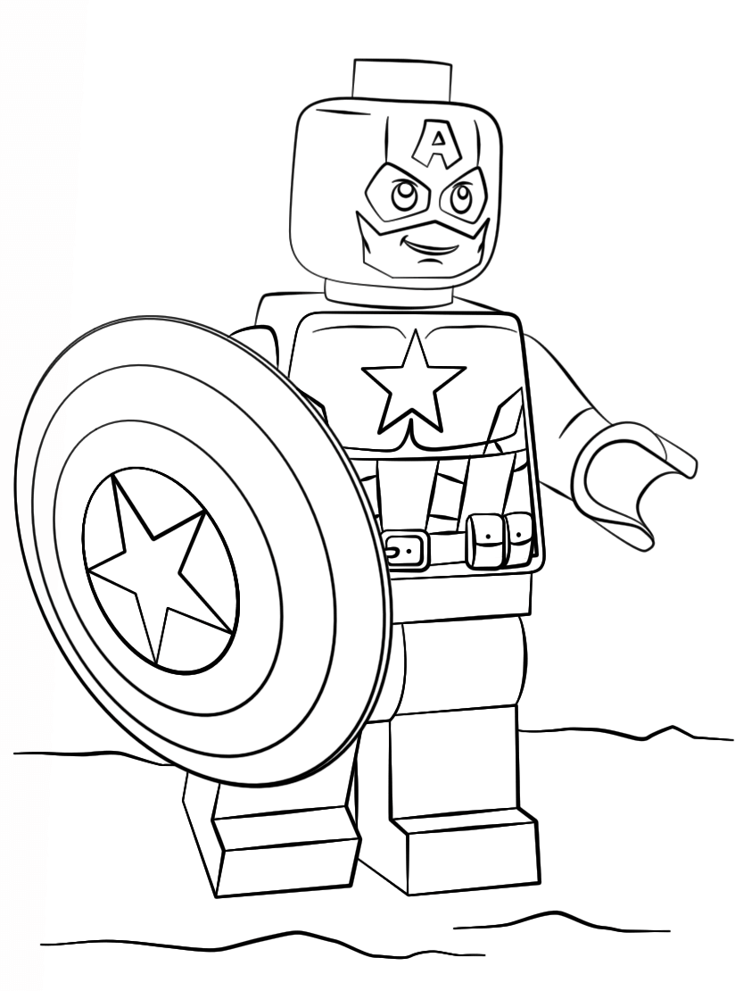 Lego Avengers Coloring Pages Printable Coloring Pages FREE
