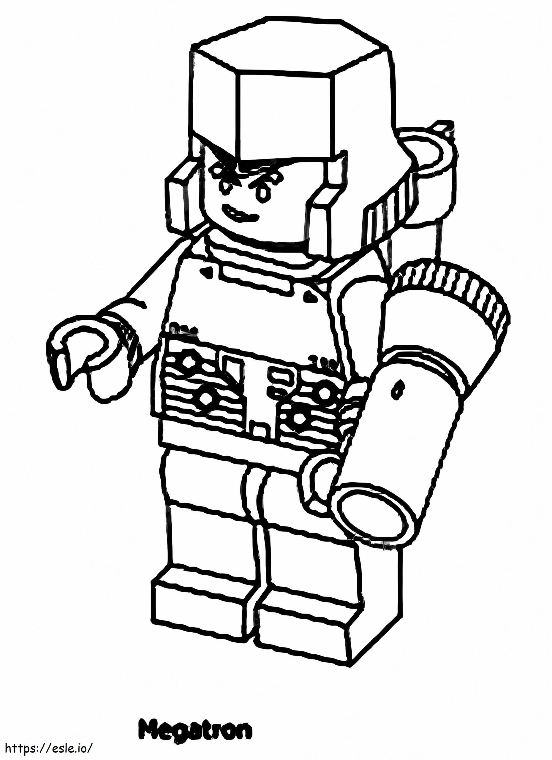 Lego Megatron Coloring Page