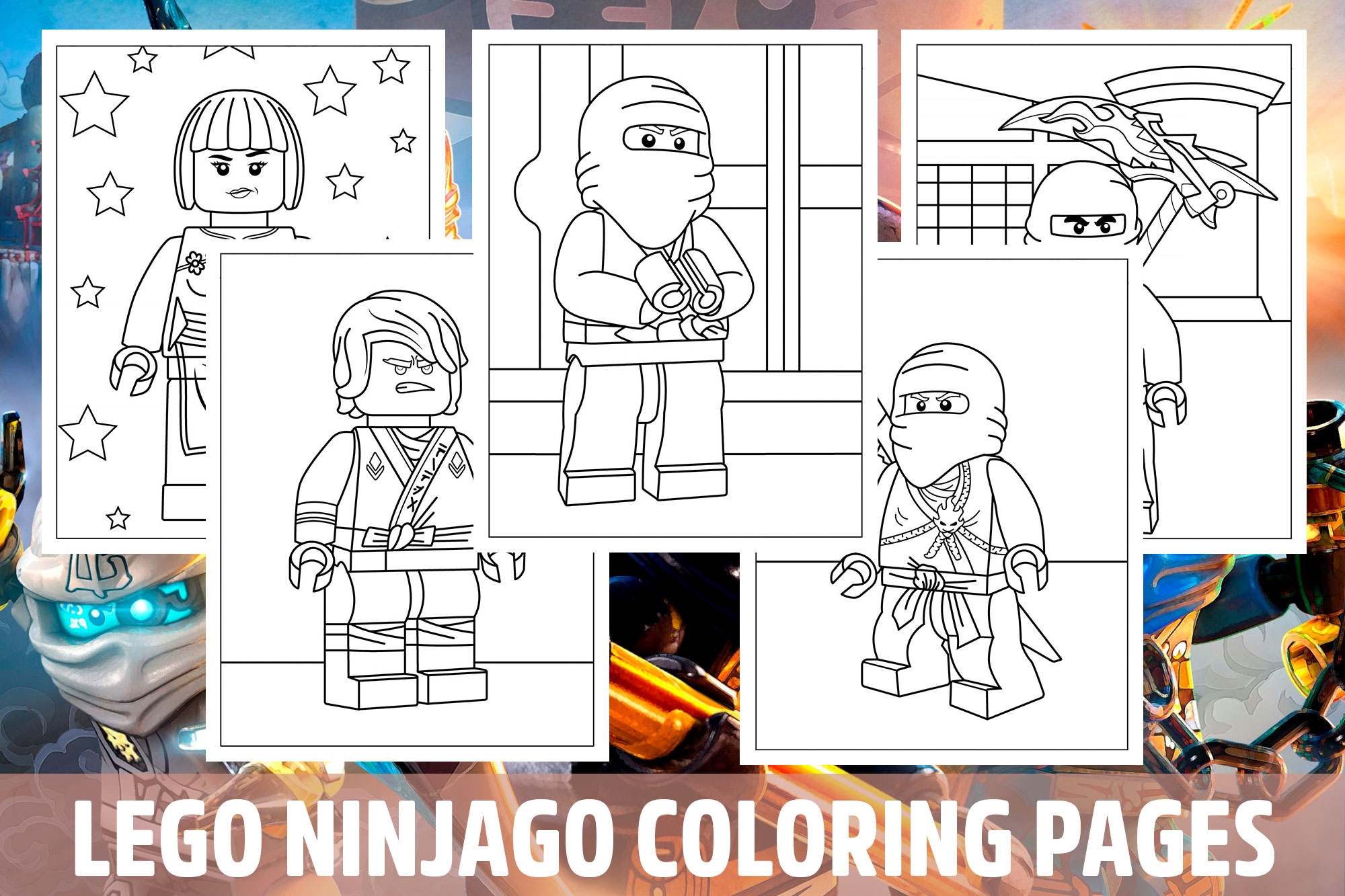 Lego Ninjago Coloring Coloring Pages Printable