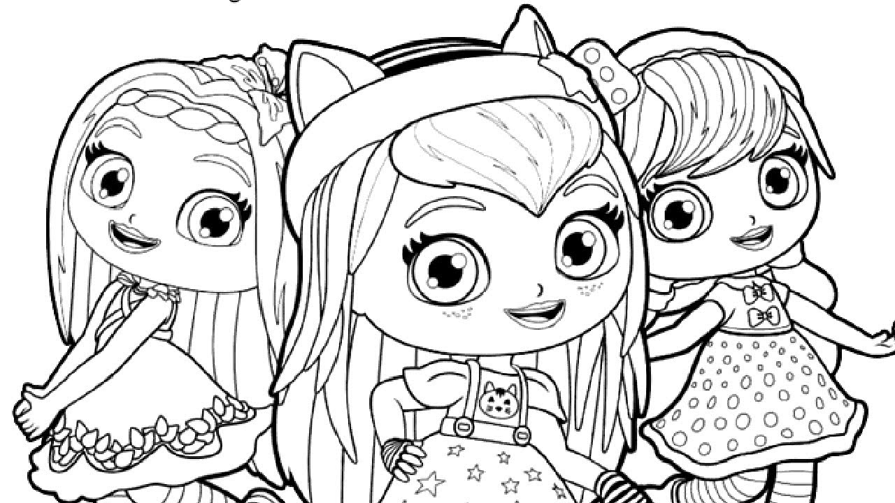 Little Charmers All Characters Coloring Pages YouTube