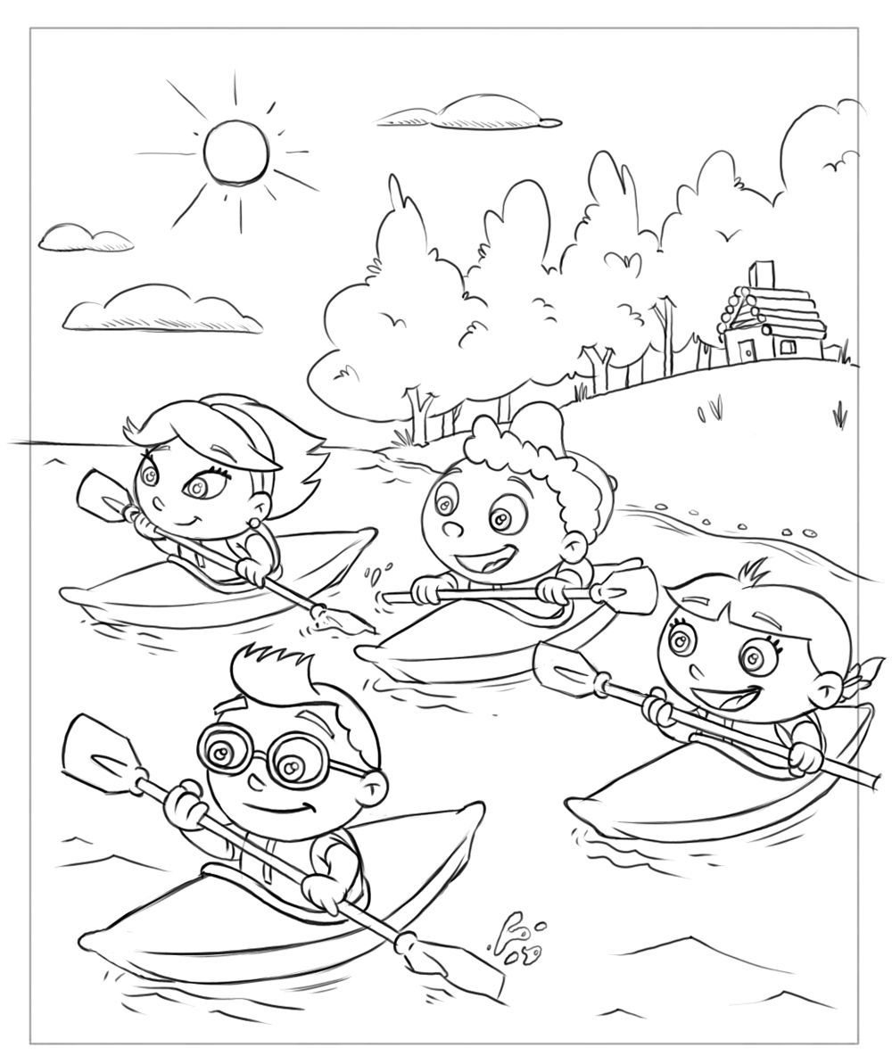 Little Einsteins Coloring Book Drawings 
