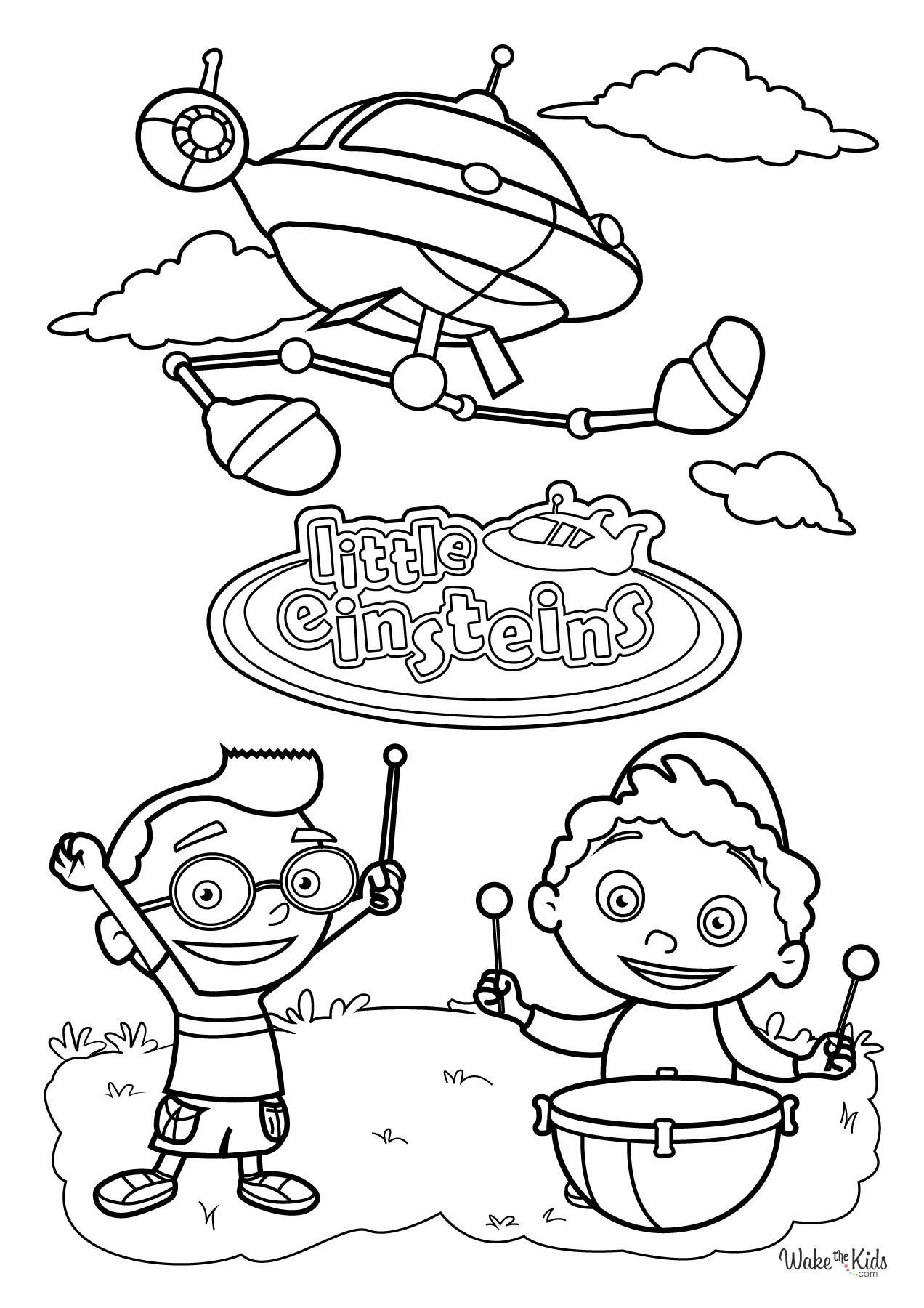 Little Einsteins Coloring Pages Free Printable PDFs WakeTheKids