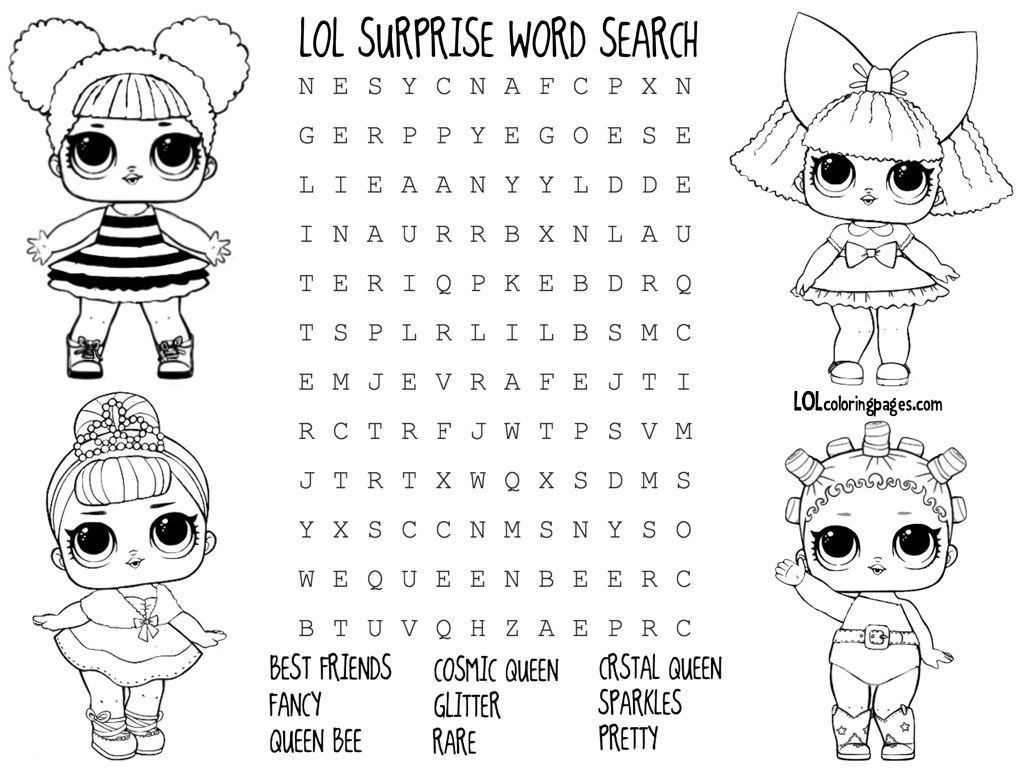 Lol Surprise Activity Sheets 2025 Www levitan