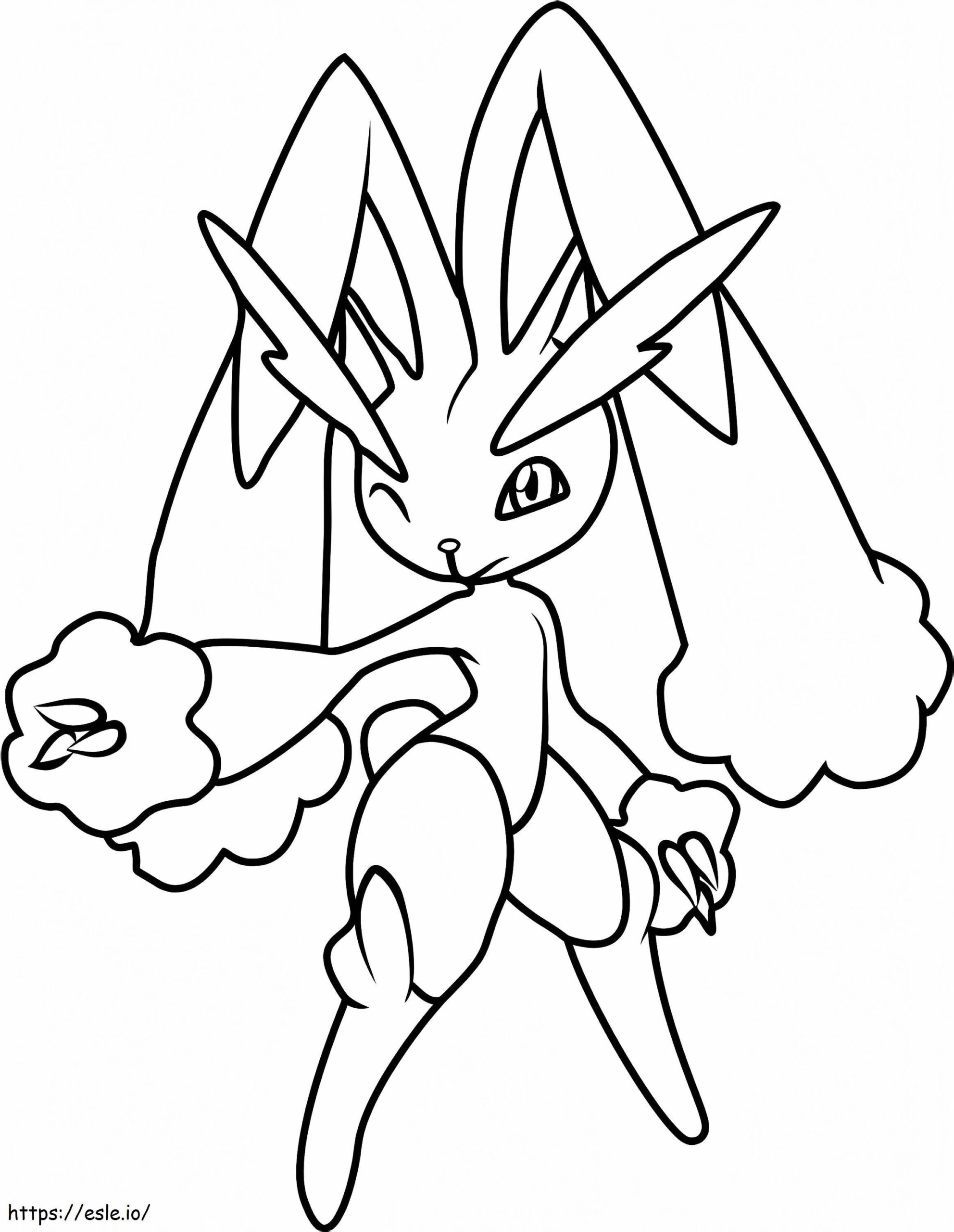 Mega Lopunny Coloring Pages Printable