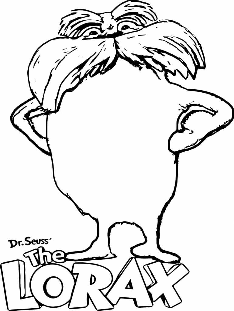 Lorax Coloring Pages Printable Coloring Pages FREE
