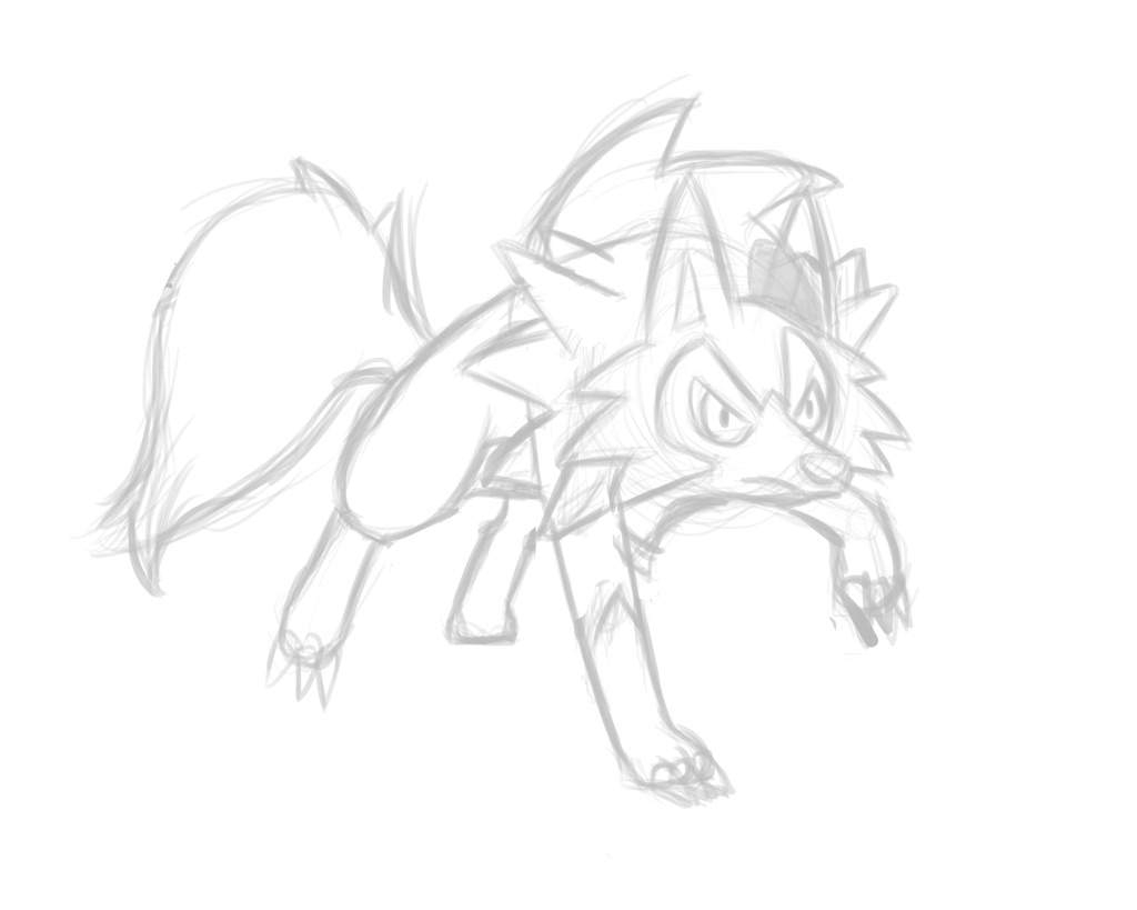 Lycanroc Dusk Form Coloring Pages Vratimminting1989 s Ownd