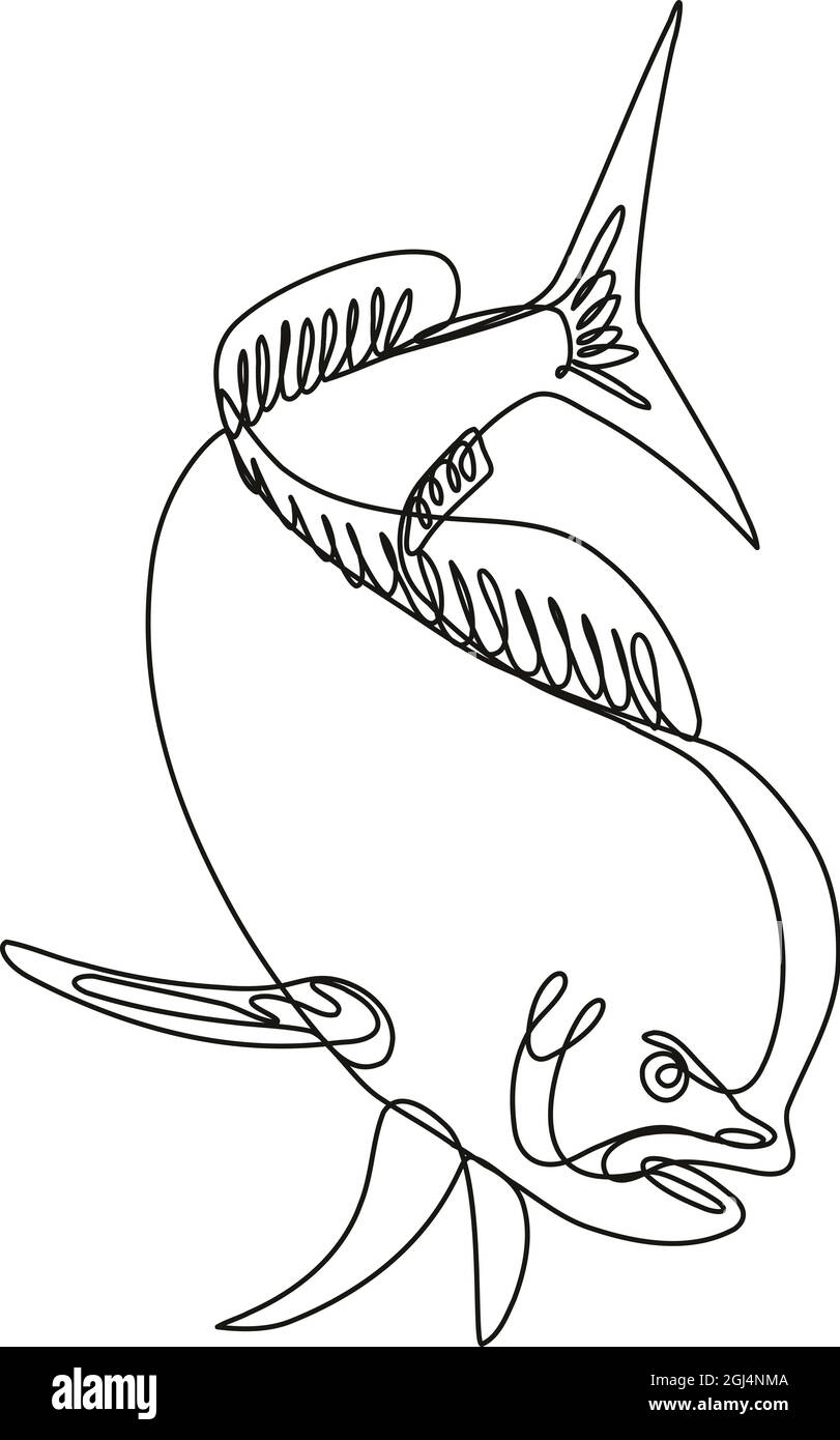 Mahi Mahi (Dolphin Fish) Coloring Pages