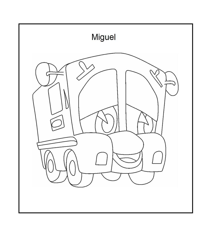 Mail Truck Coloring Printable Page For Kids