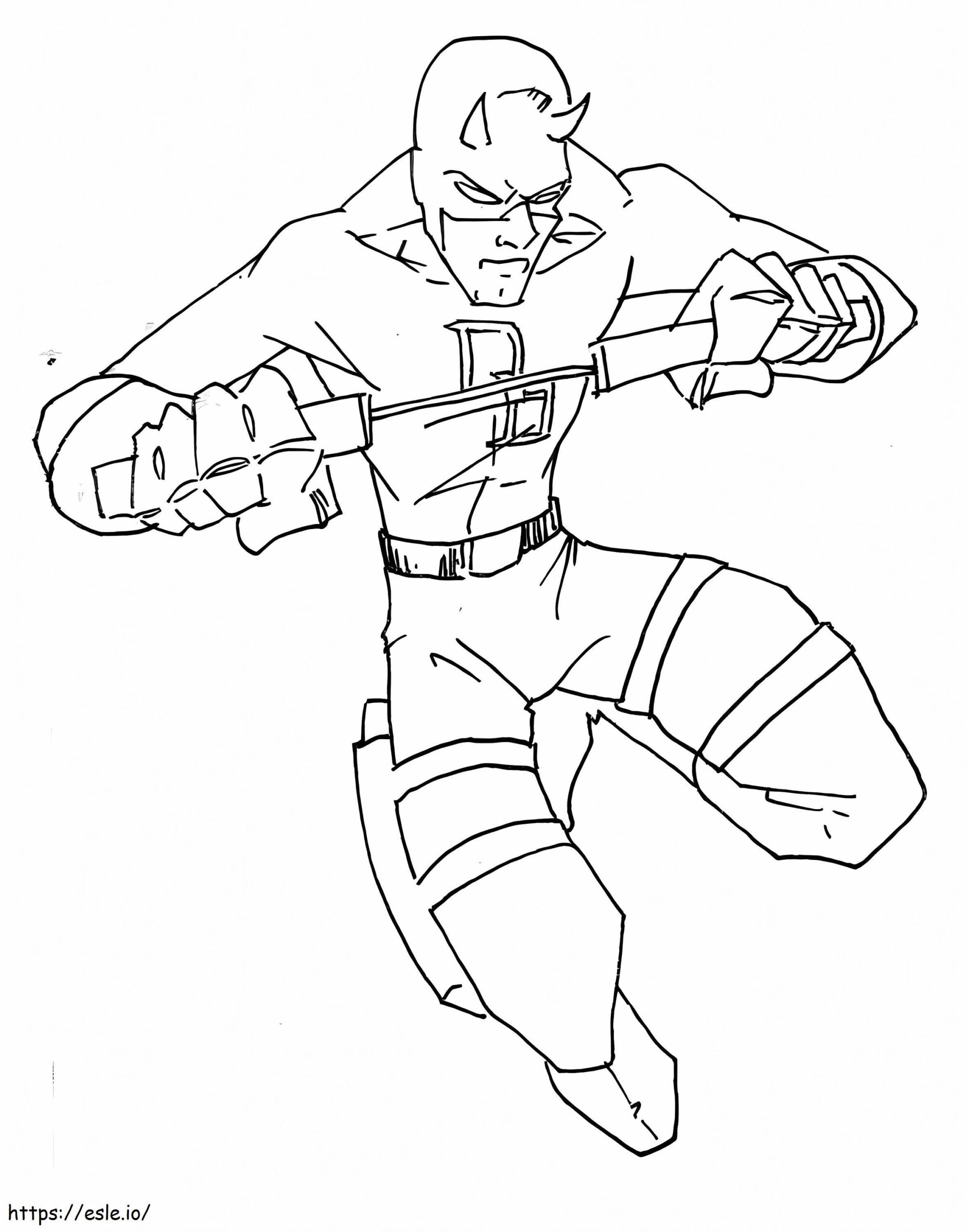 Marvels Daredevil Coloring Page