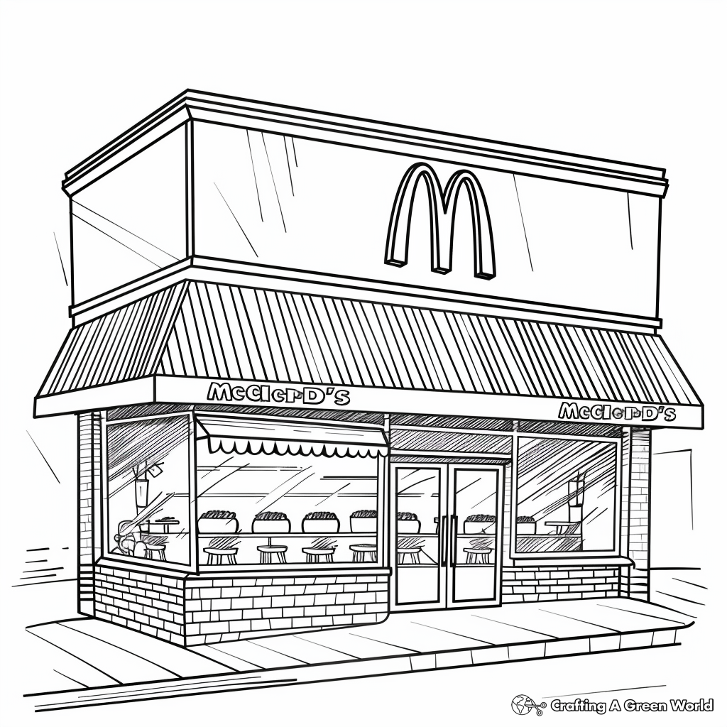 McDonald s Coloring Pages Free Printable 