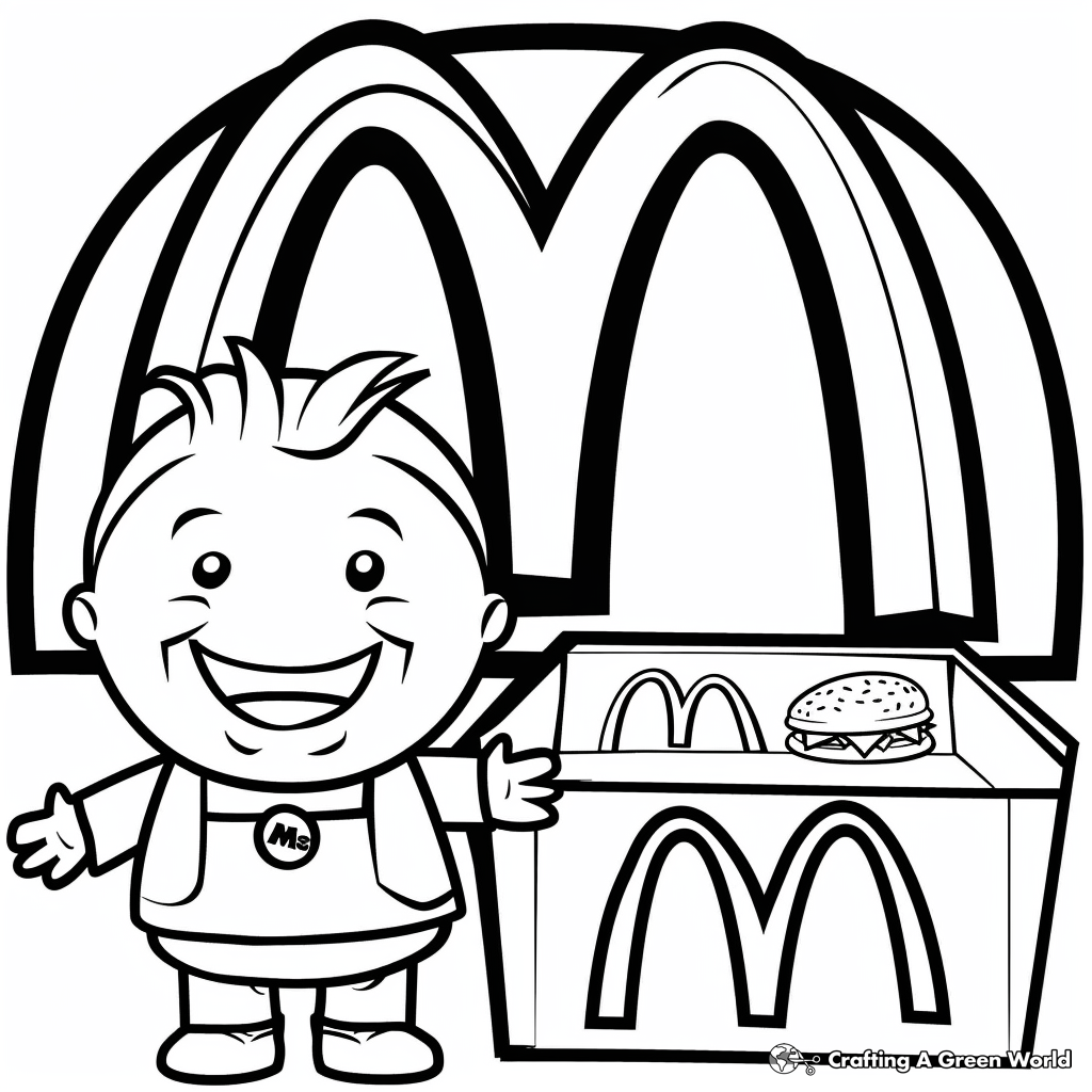 McDonald s Coloring Pages Free Printable 