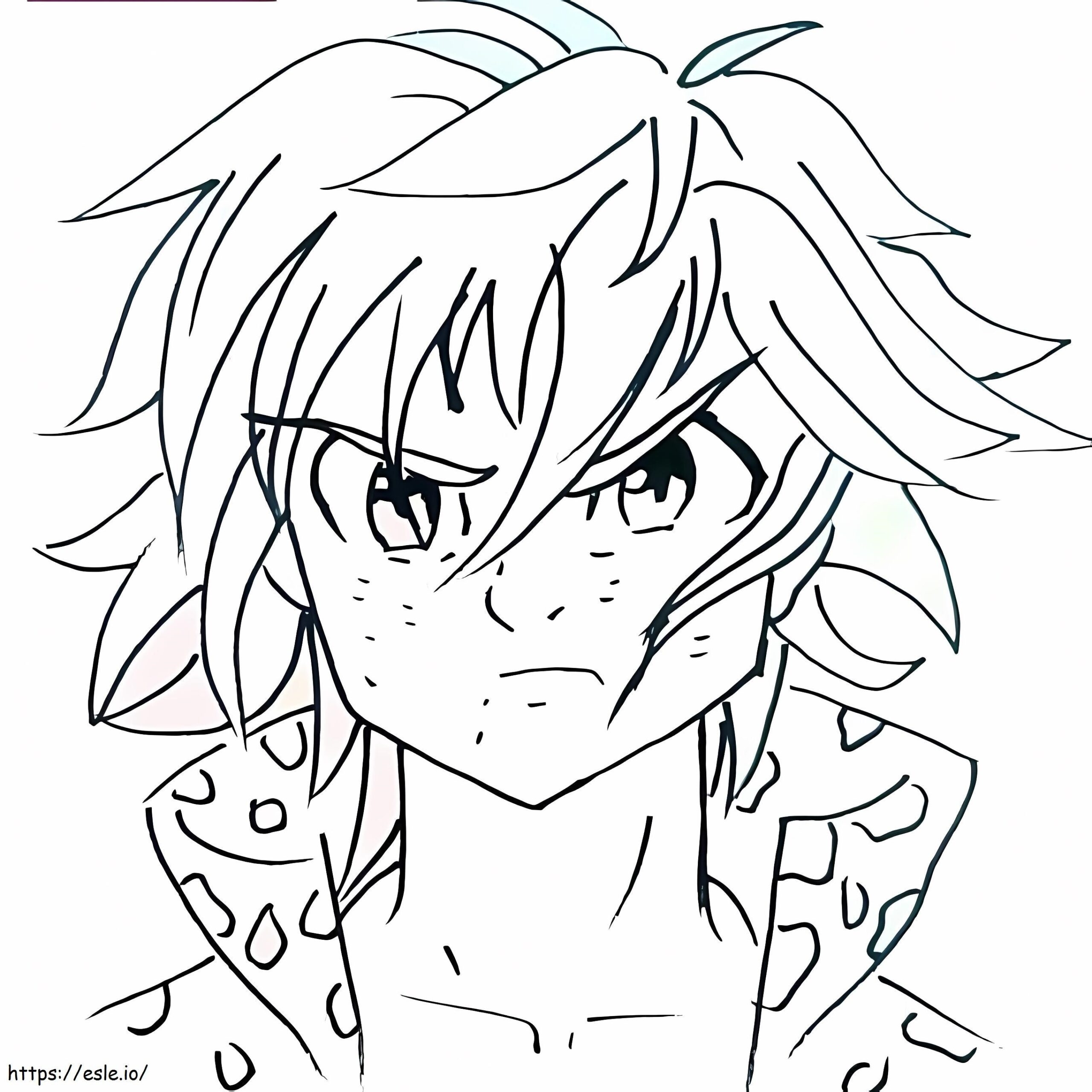 Meliodas 7 Para Colorear