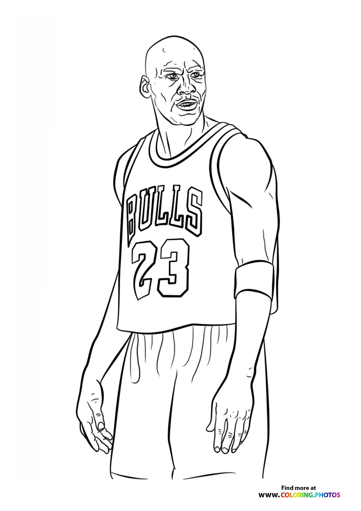 Michael Jordan Coloring Pages For Kids