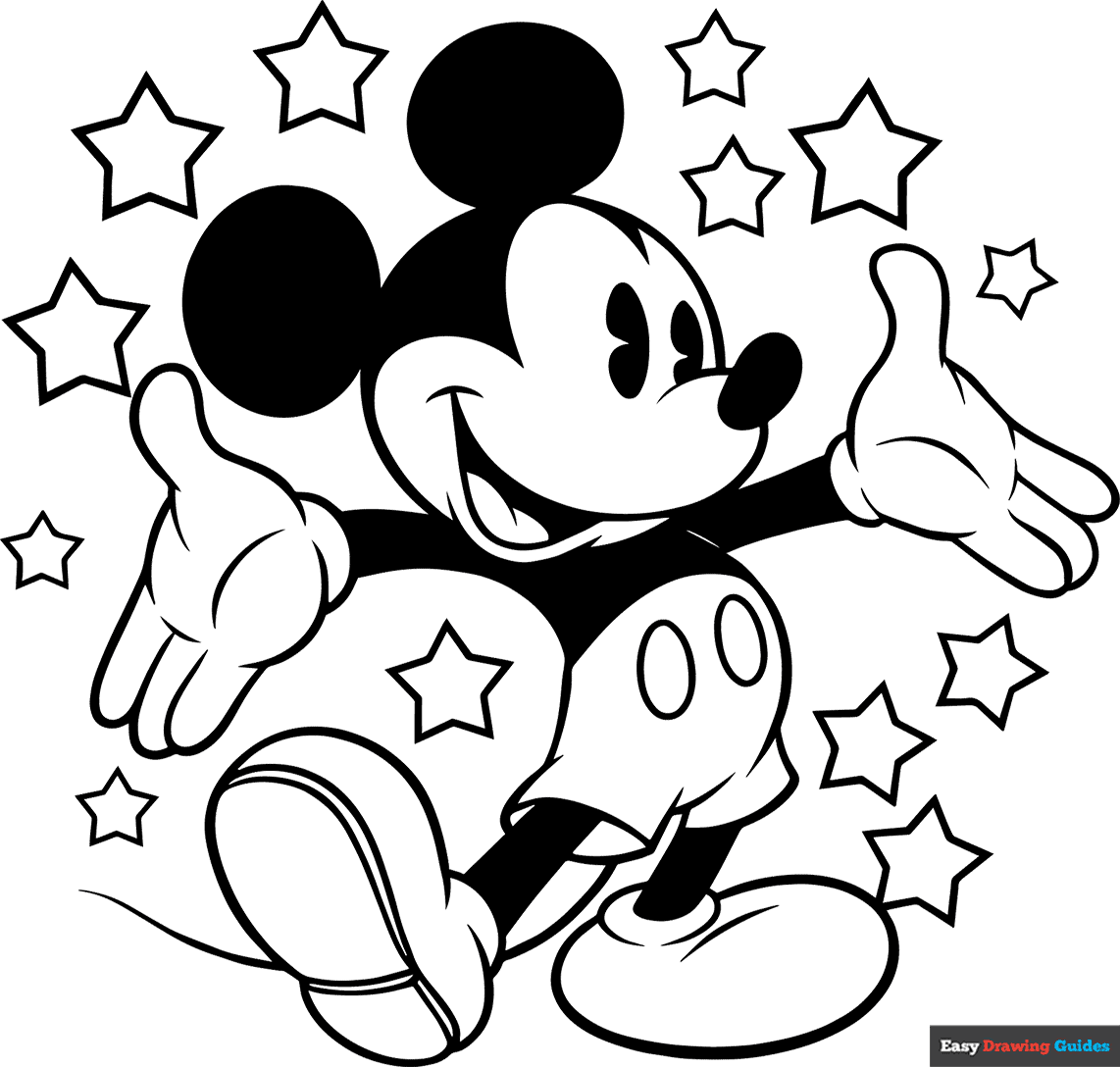 Mickey Mouse Coloring Pages Printable