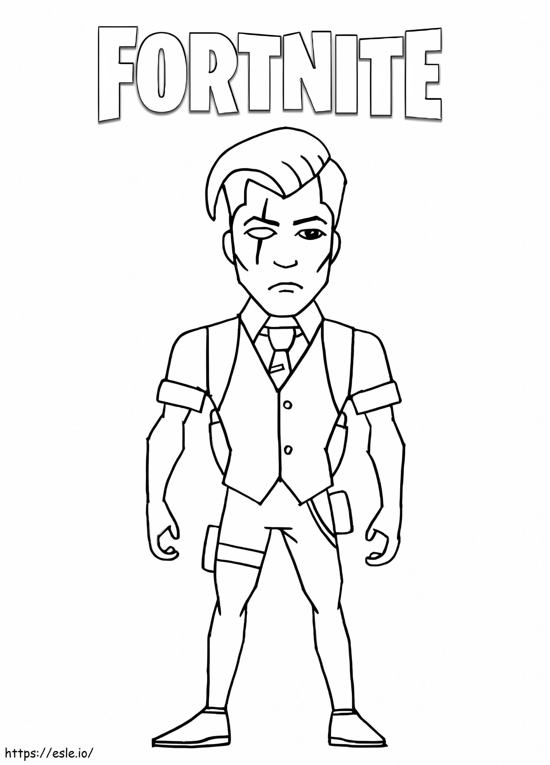Midas Fortnite Coloring Page
